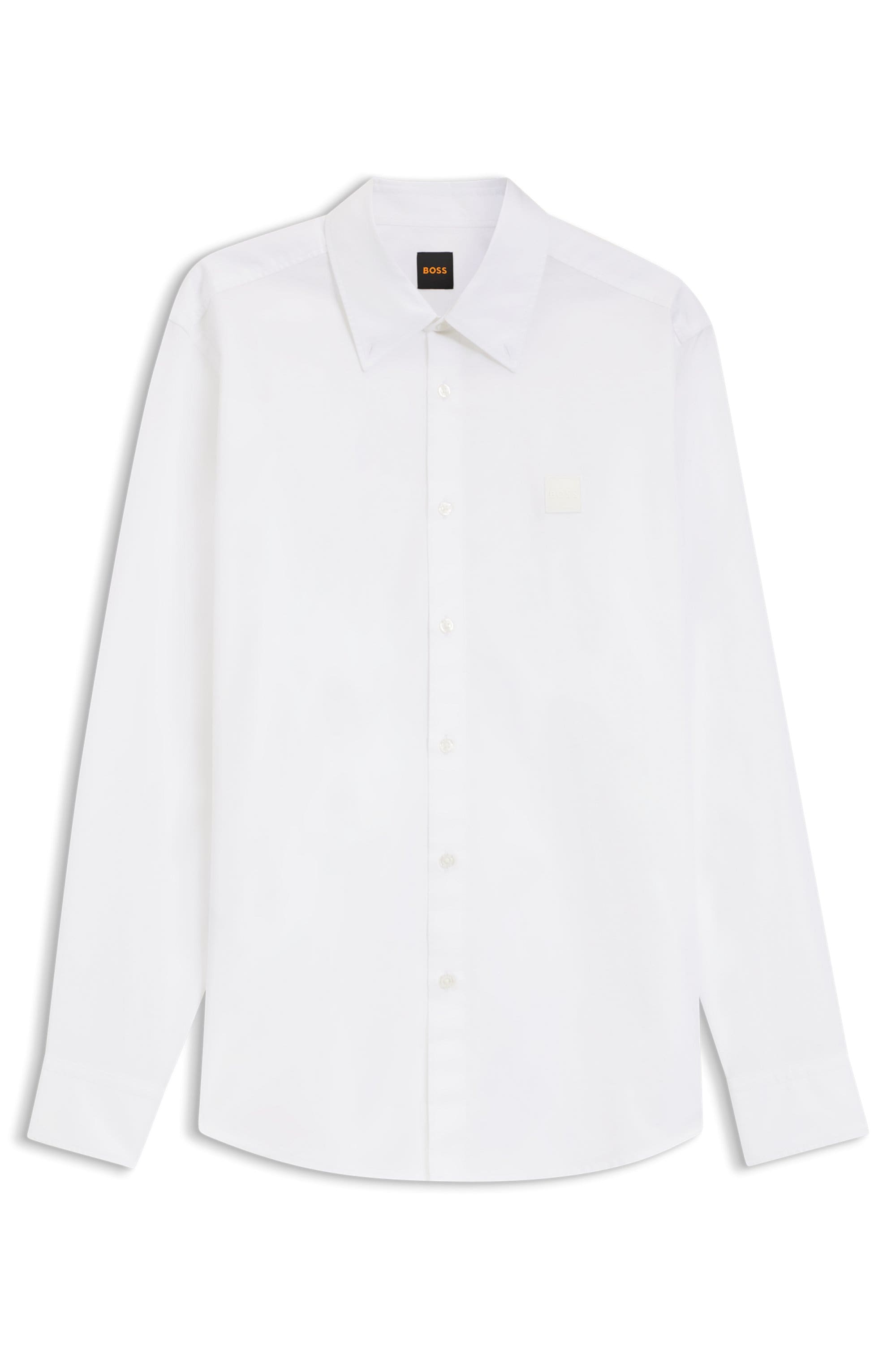BOSS ORANGE Langarmhemd »Ricoplus M« Button-down-Kragen, Regular Fit, reine Baumwolle
