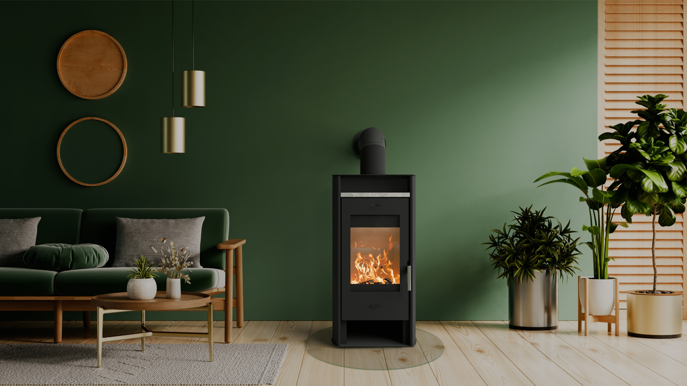 Fireplace Kaminofen »»Santa Fe Stahl 2025««