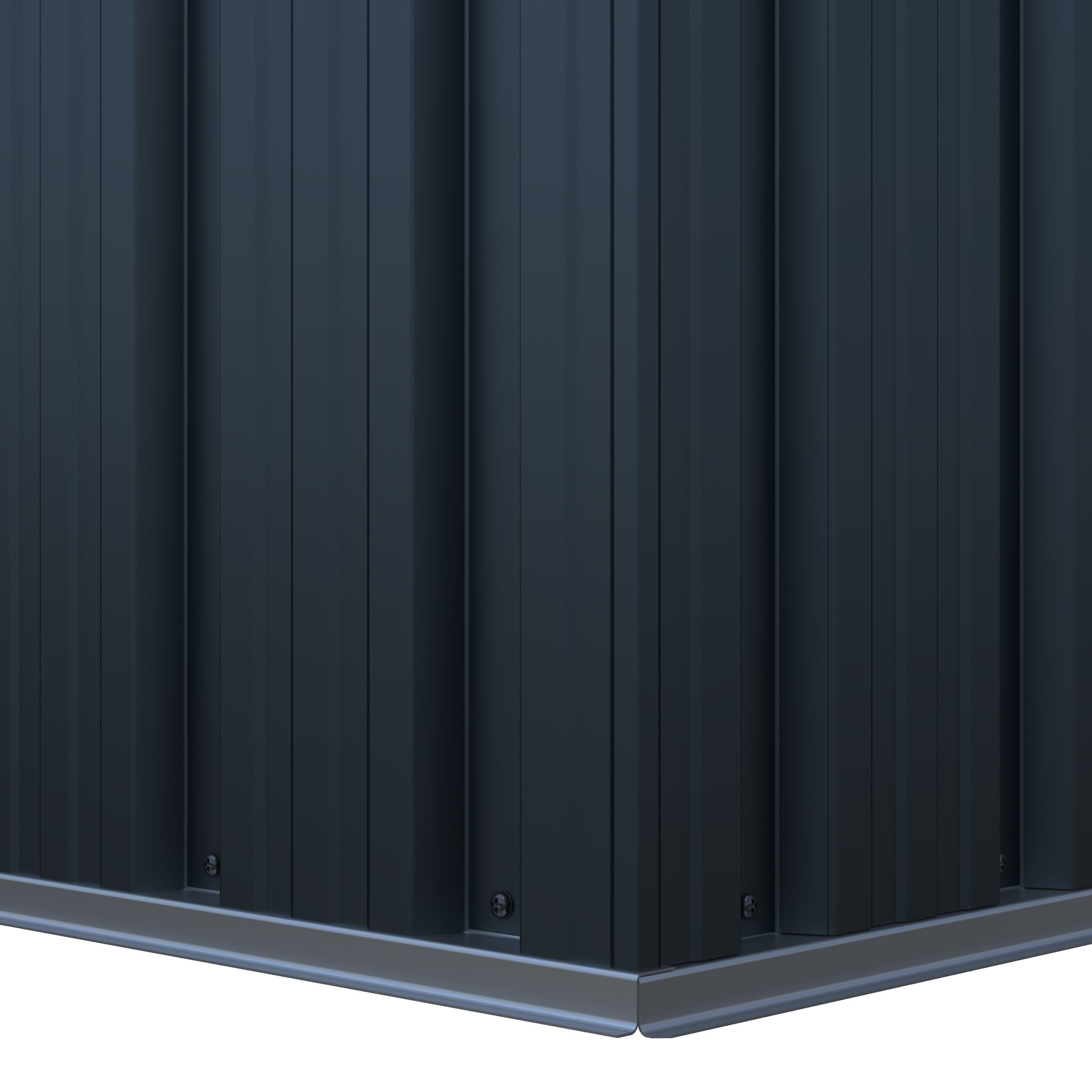 GARDEN 'N' MORE Gerätehaus »Pultdachhaus Basic plus« einfacher Aufbau, Langlebig, mit Lüftungsschlitzen