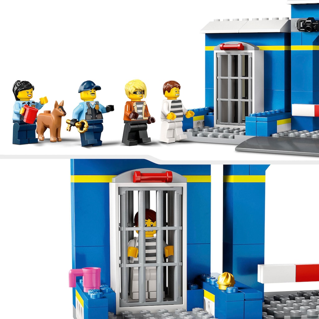 LEGO® Konstruktionsspielsteine »Ausbruch aus der Polizeistation (60370), LEGO® City«, (172 St.)