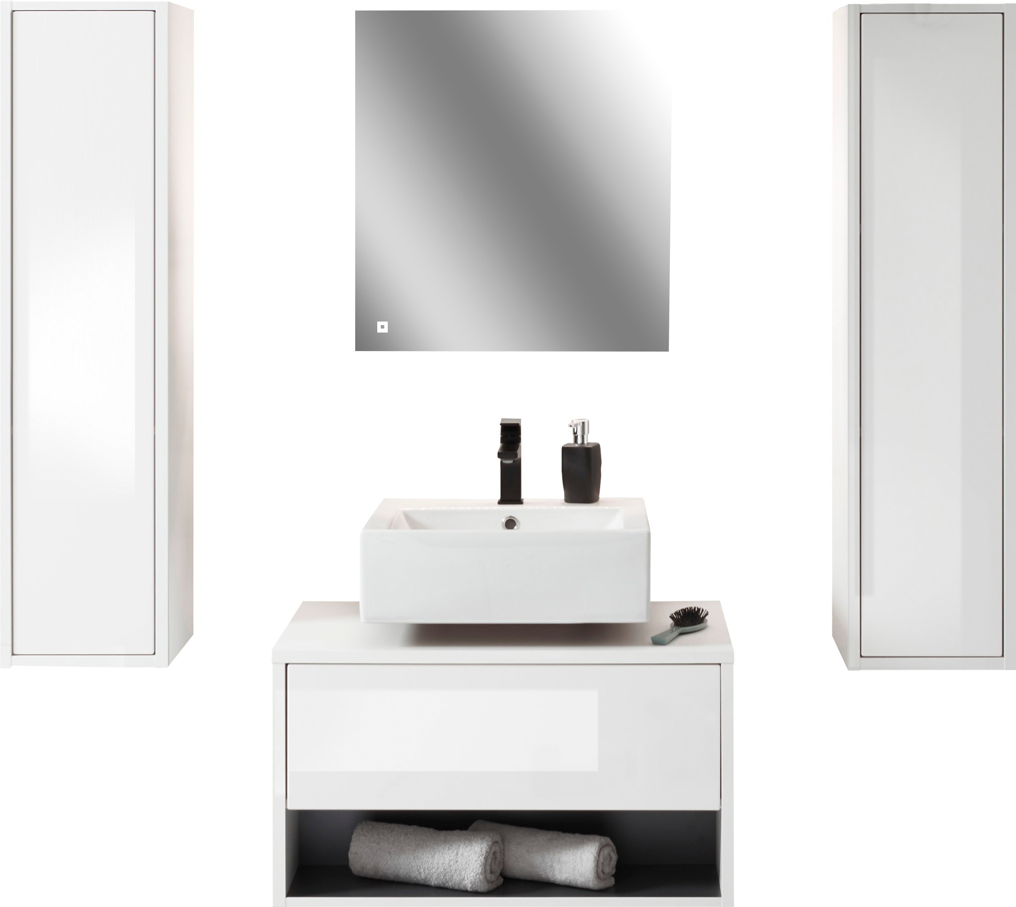 Places of Style Badmöbel-Set »Studio Line, Bad im modernen Design, 4-teilig günstig online kaufen