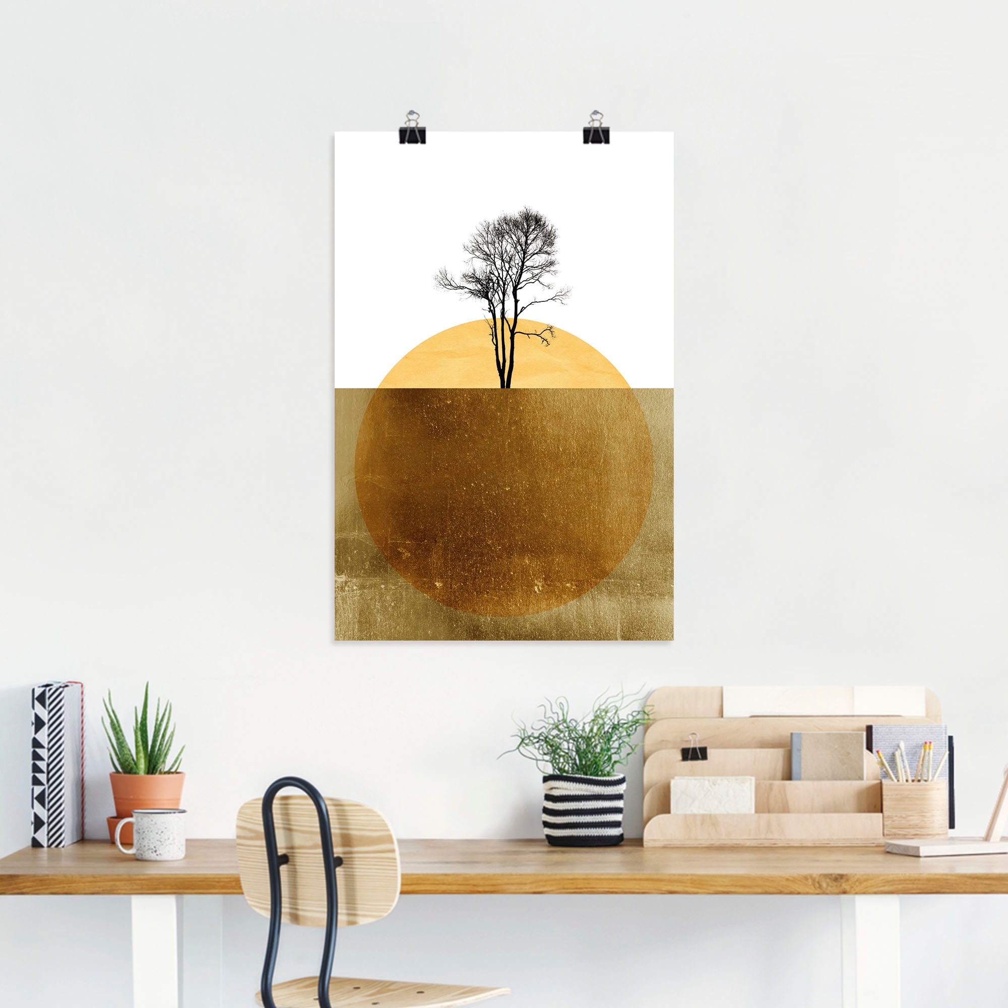 Artland Wandbild »Goldener Ozean«, Meer Bilder, (1 St.), als Alubild, Outdoorbild, Leinwandbild, Poster in verschied. Größen