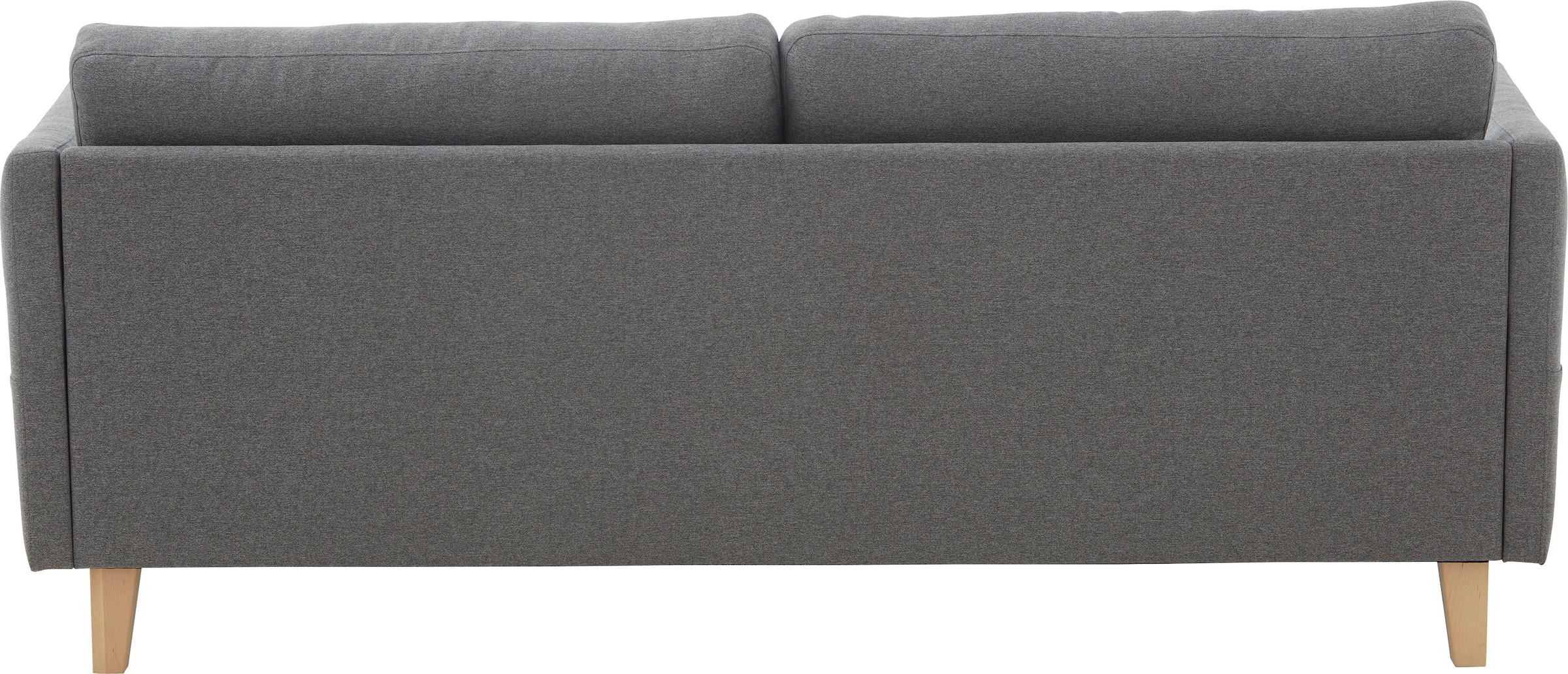 ATLANTIC home collection Ecksofa »Mailo L-Form«, mit Seitentaschen, Recamiere beidseitig montierbar, Massivholzfüße