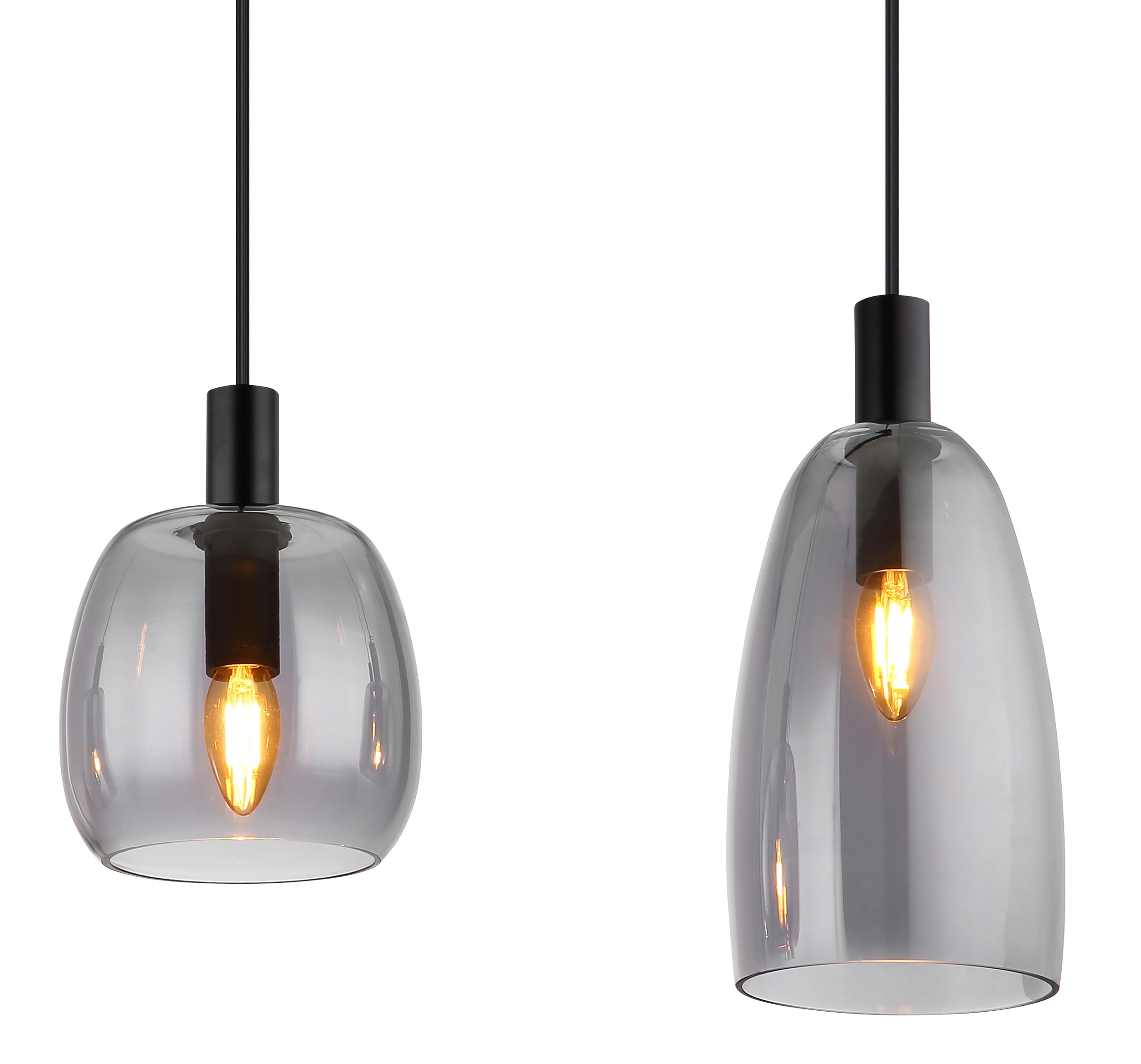 GLOBO LIGHTING Hängeleuchte »GARRI«, Leuchtmittel E14 | ohne Leuchtmittel, Hängelampe/Pendelleuchte/Esszimmer/Wohnzimmer/Esstisch