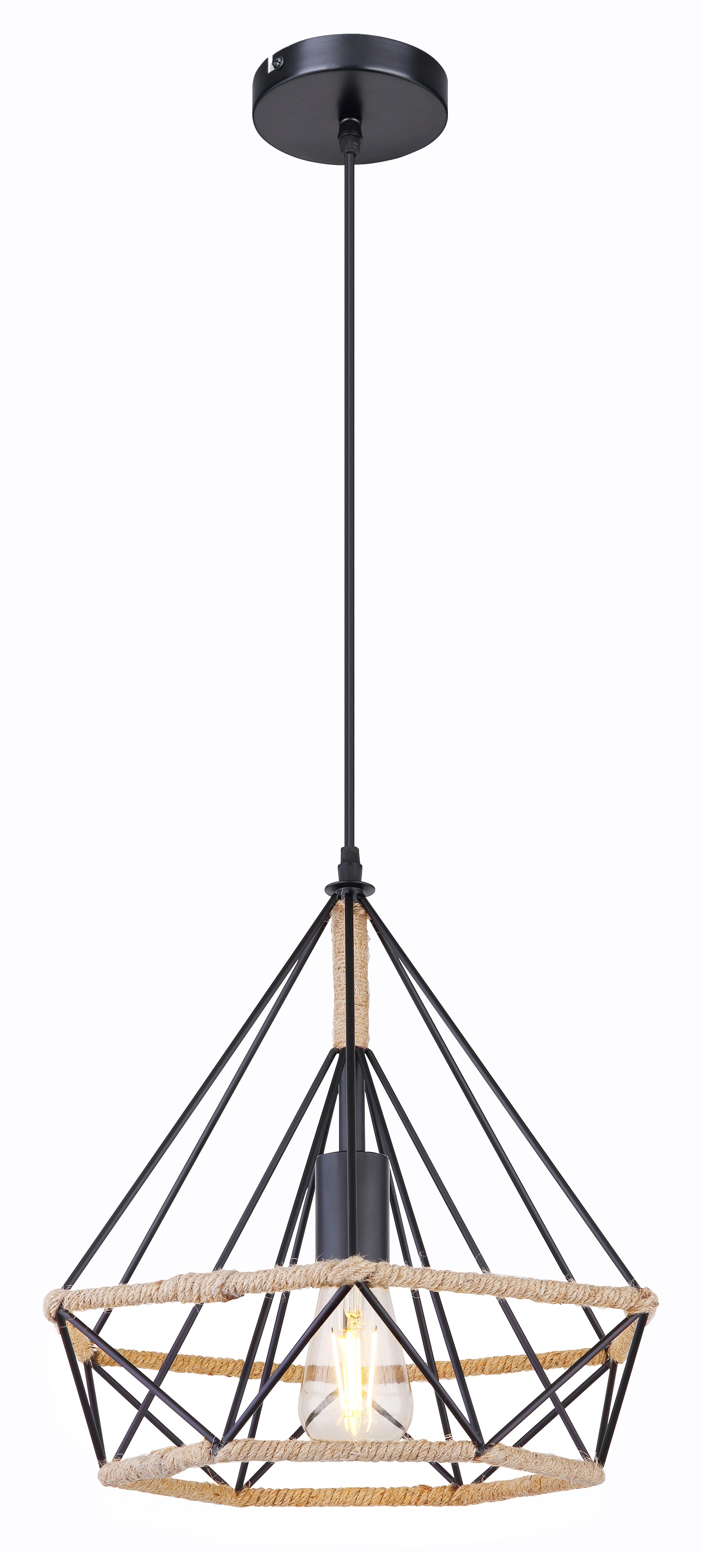 GLOBO LIGHTING Hängeleuchte »ULLEU«, Leuchtmittel E27 | ohne Leuchtmittel, Hängelampe/Pendelleuchte/Esszimmer/Wohnzimmer/Esstisch