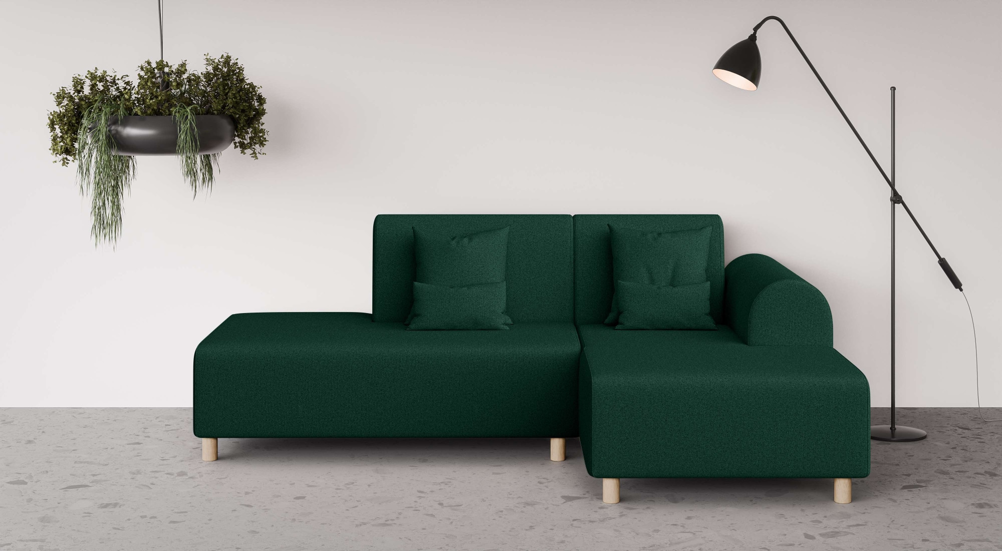 OTTO home Ecksofa »Suyala« L-Form mit Hocker günstig online kaufen