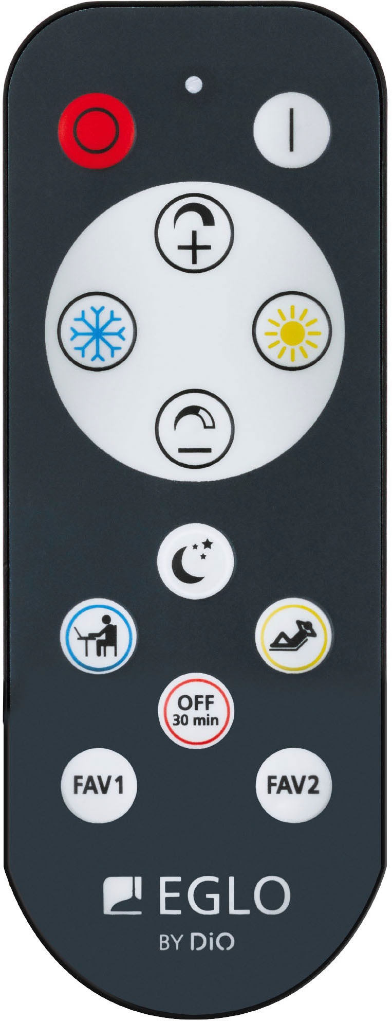 EGLO LED.-Deckenleuchte »PADULARI« in schwarz aus Alu, Stahl / inkl. LED fest integriert - 25,6 Watt