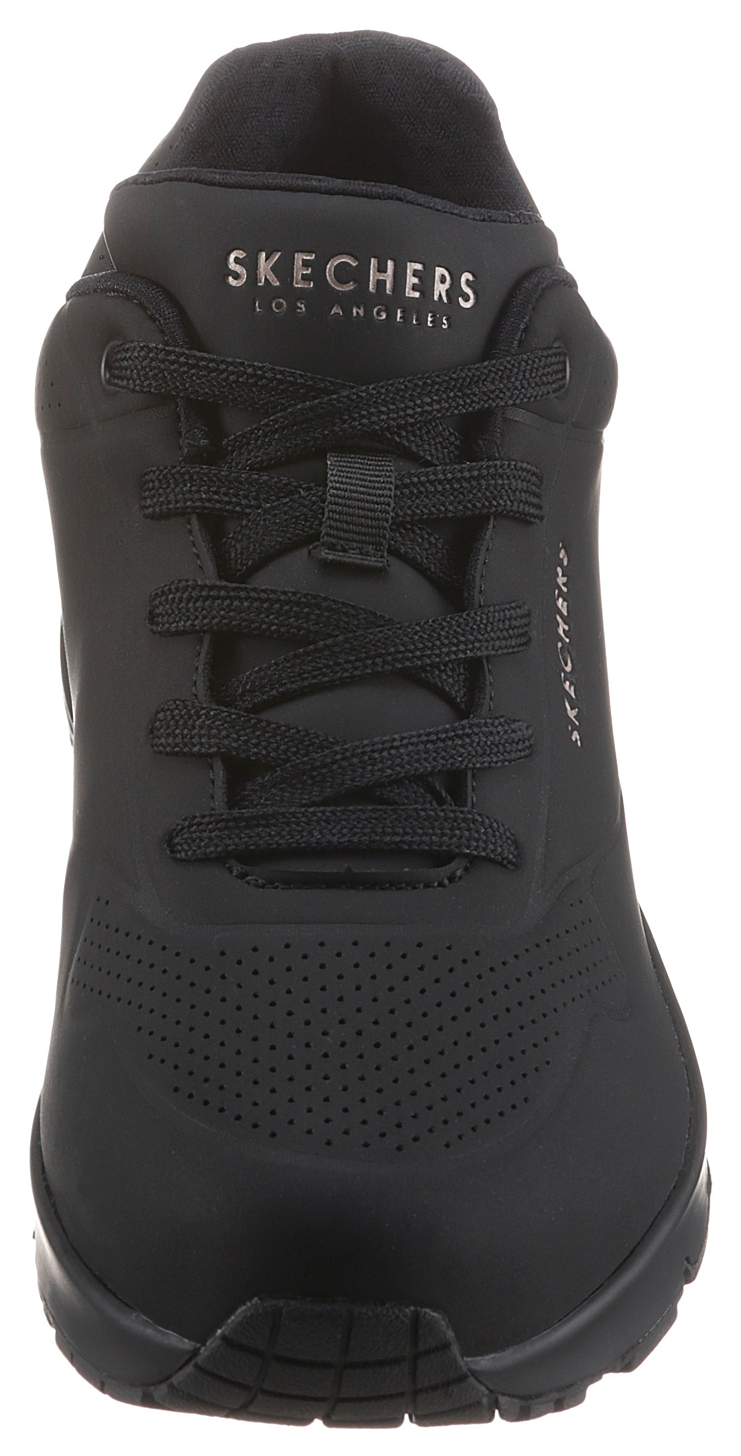Skechers Wedgesneaker »Uno - Stand on Air«, Freizeitschuh, Halbschuh, Schnürschuh mit feiner Perforation