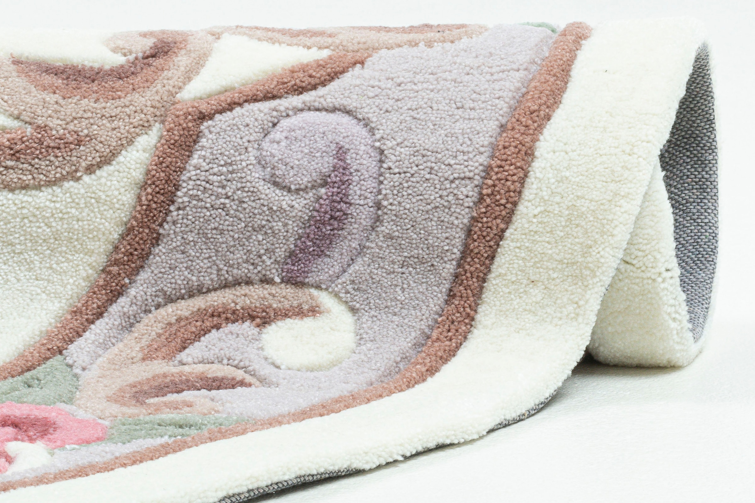 THEKO Teppich »Ming«, rund, 14 mm Höhe, hochwertiges Acrylgarn, ideal im Wohnzimmer & Schlafzimmer