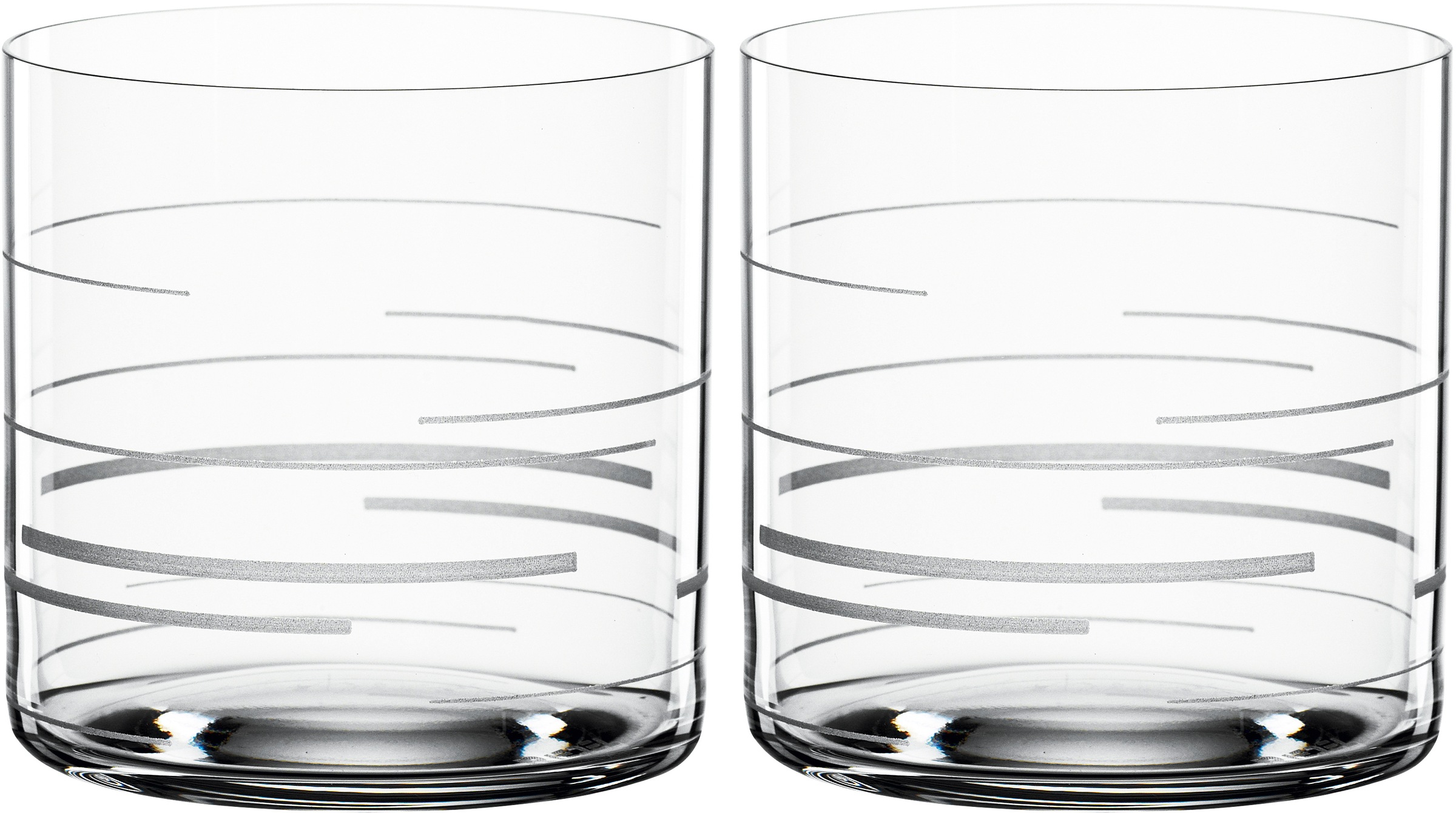 SPIEGELAU TumblerGlas »Lines«, (Set, 2 tlg.), Dekor