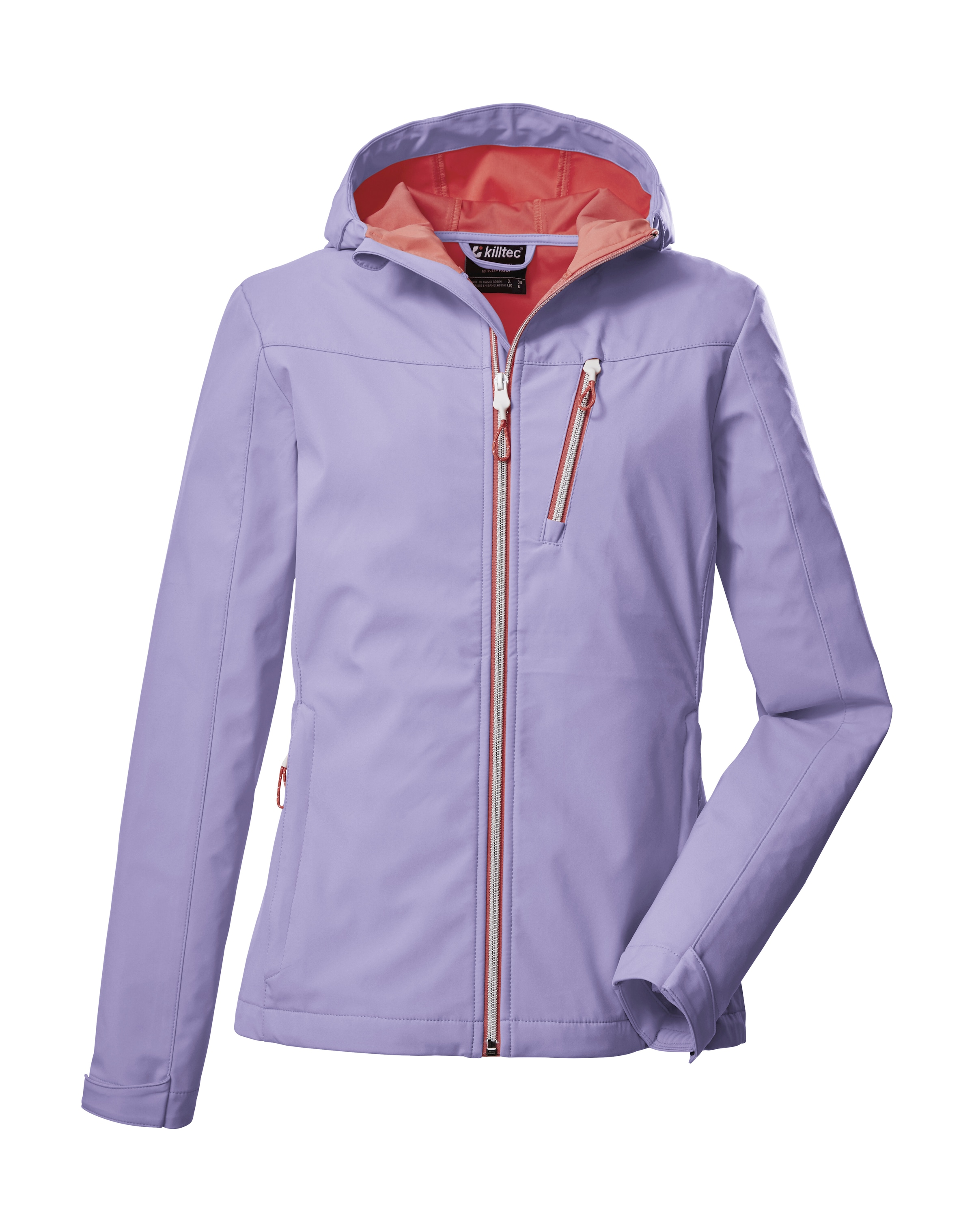 Softshelljacke „KOS 179 WMN SFTSHLL JCKT“, Gr. 40, lavendel