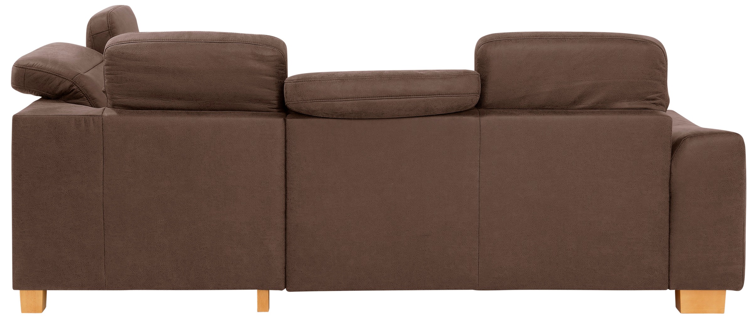 Home affaire Ecksofa »Dundee L-Form«, wahlweise mit Kopfteilverstellung und zusätzlich mit Bettfunktion