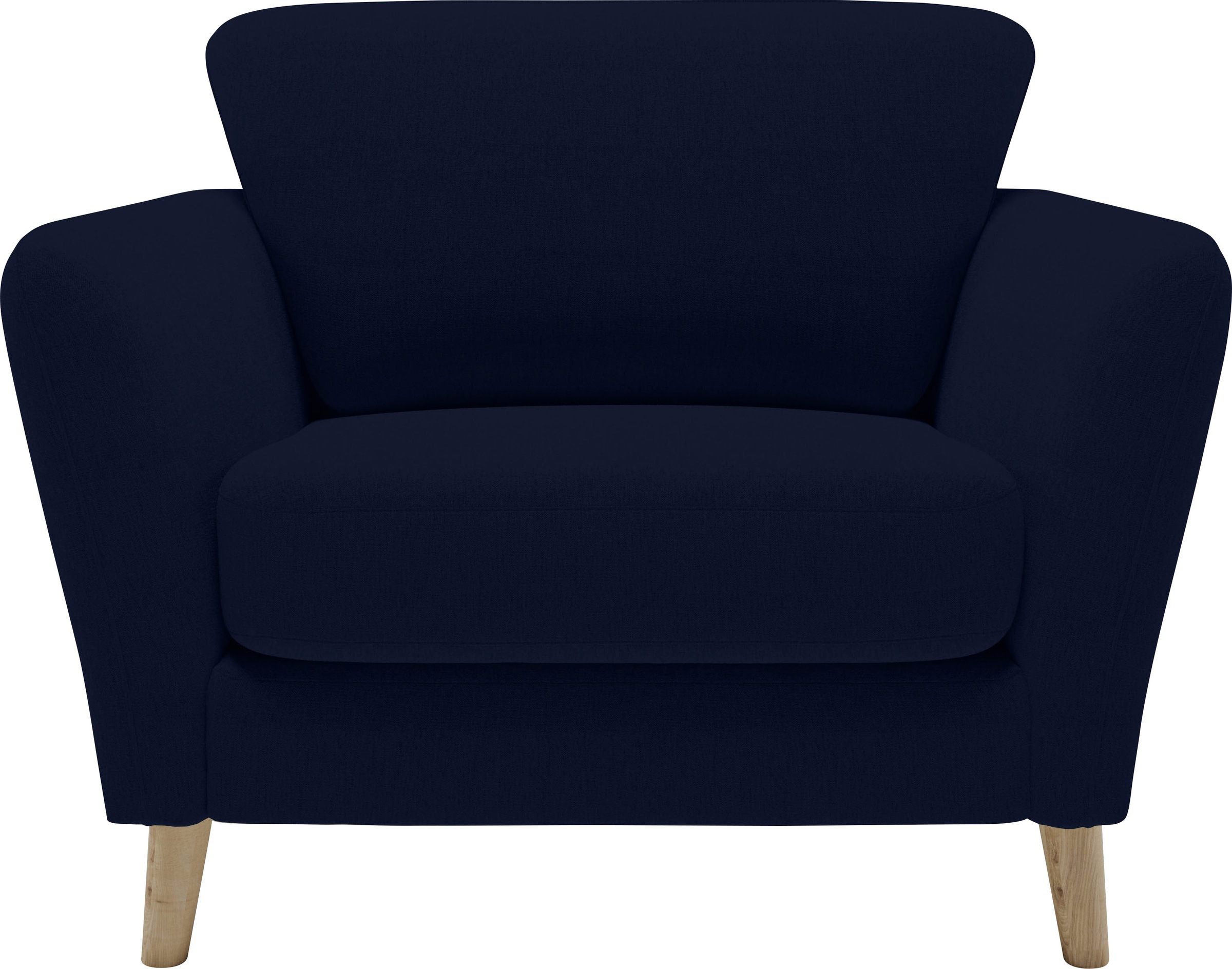 Home affaire Sessel MARSEILLE, Massivholzbeine Eiche, günstig online kaufen