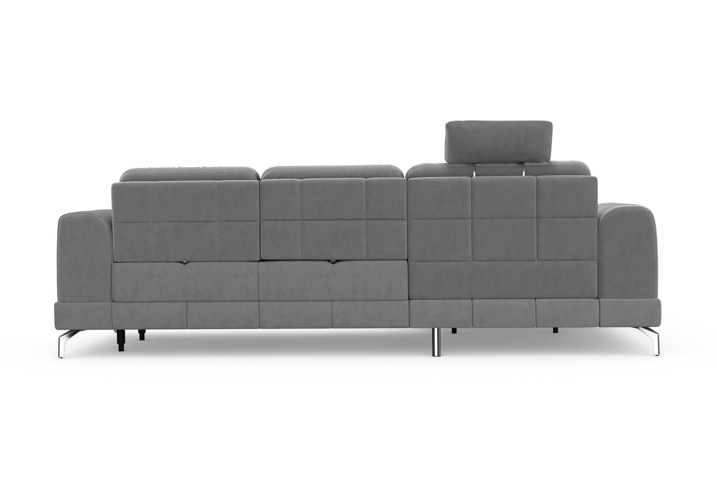 sit&more Ecksofa »Bendigo L-Form«, inklusive Sitztiefenverstellung, Bodenfreiheit 12 cm, in 2 Fußfarben