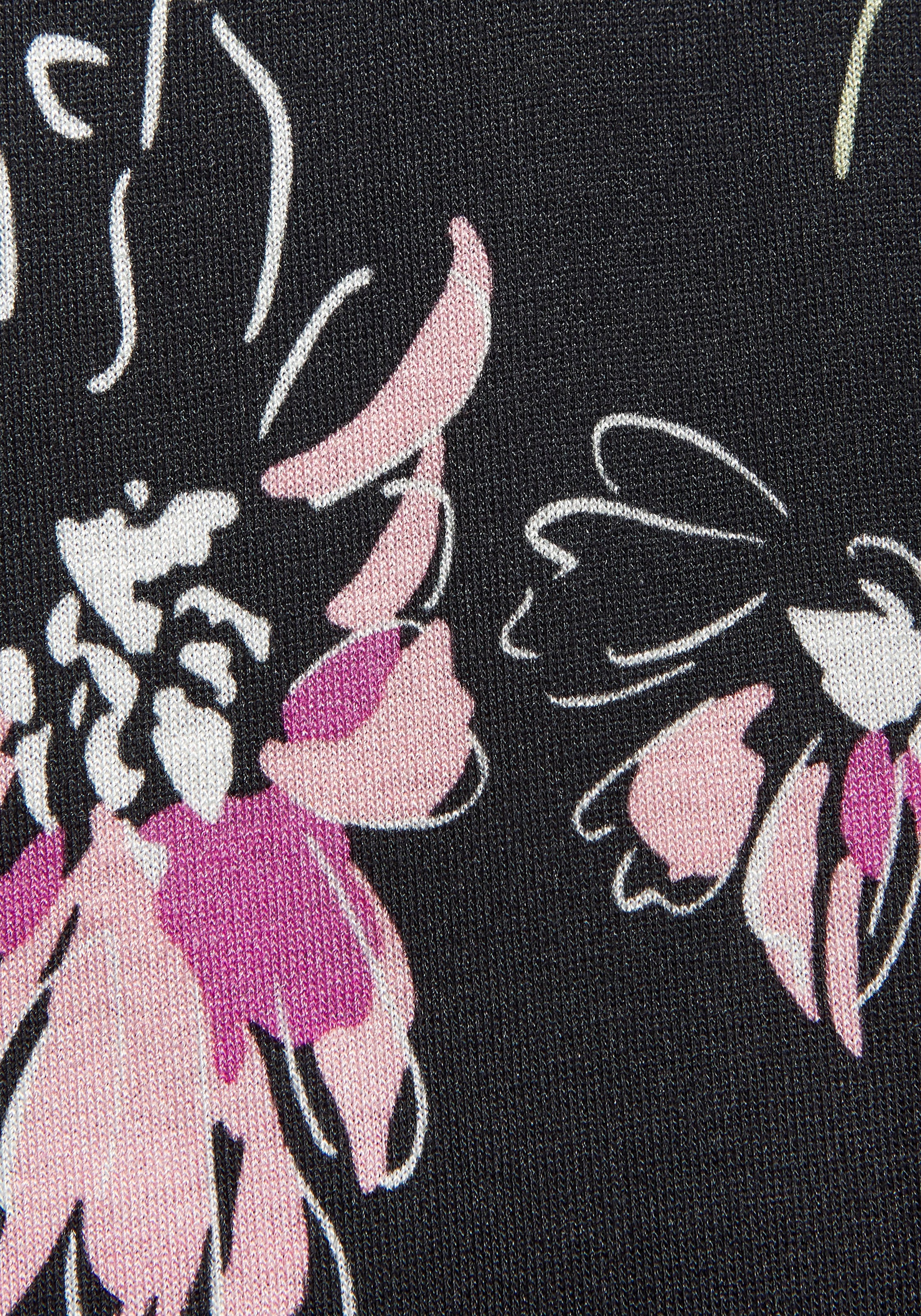 Vivance Rundhalsshirt mit verspielten Volants aus weichem Jersey, sommerlich