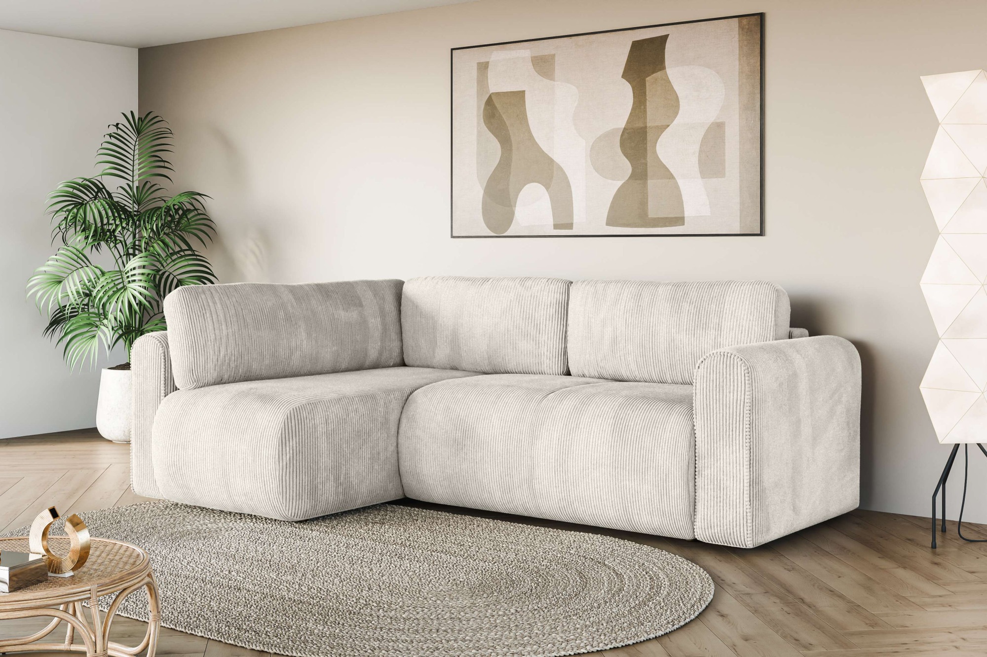 INOSIGN Ecksofa »Zacharia wahlweise Schlafsofa mit Bettkasten, B/T/H 250/16 günstig online kaufen