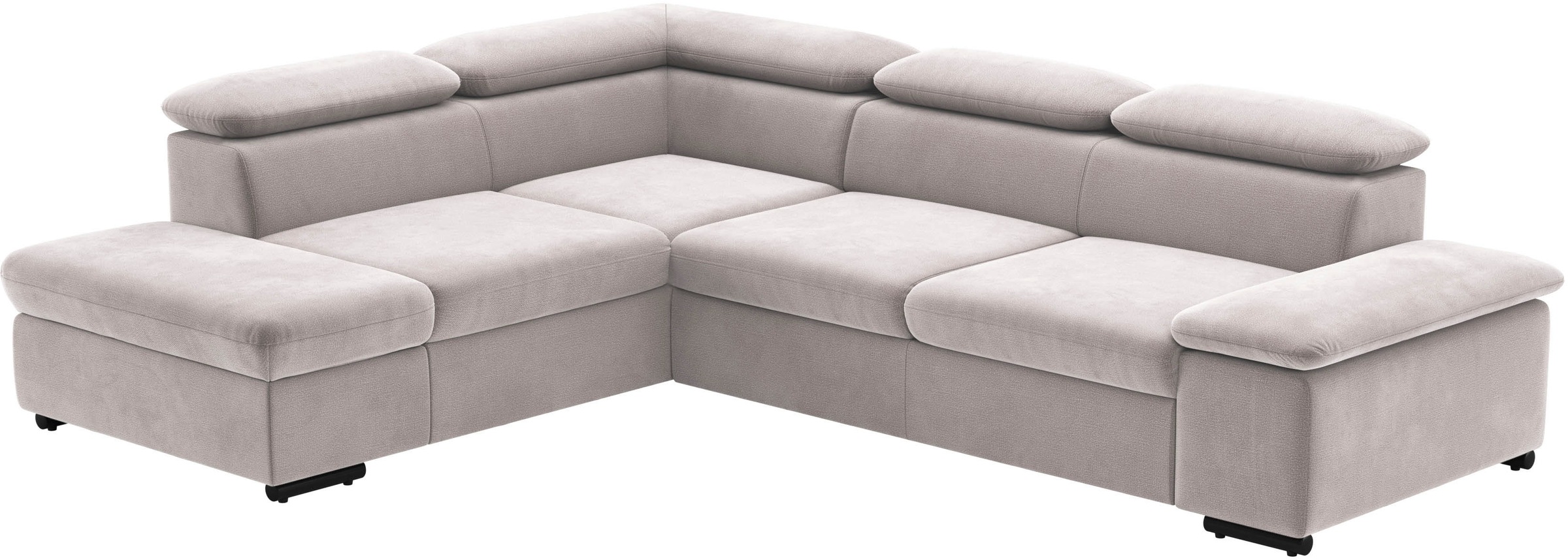 sit&more Ecksofa »Alcudia L-Form«, mit Armteilverstellung, optional Kopfteilverstellung und Bettfunktion