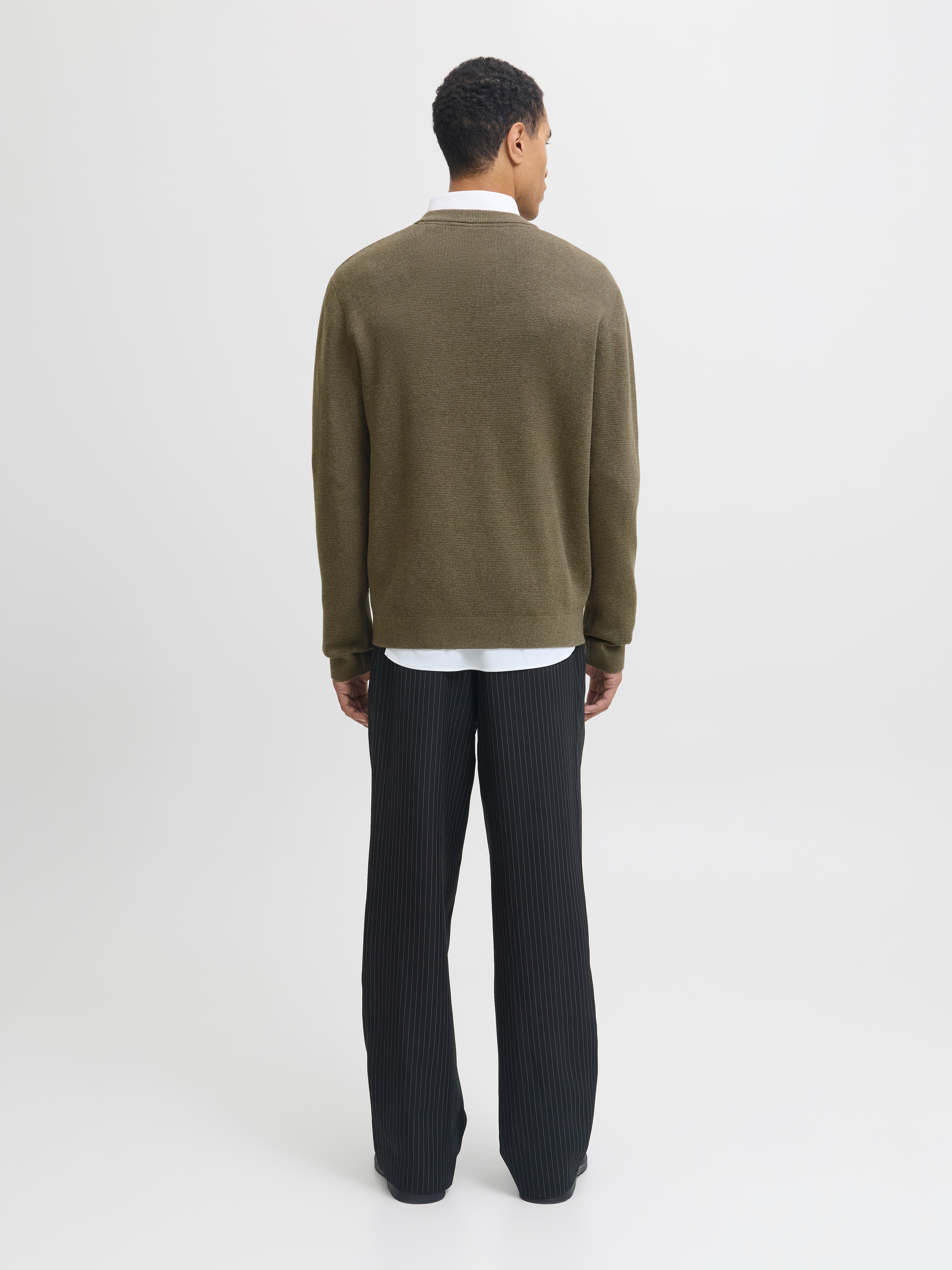 Jack & Jones Strickpullover »JPRBLAMILANO STITCH KNIT CREW NECK SN«