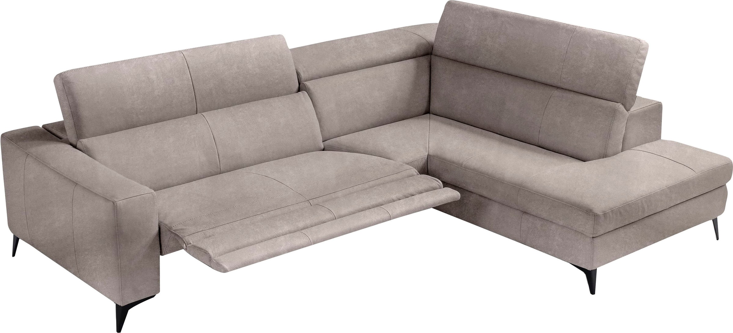 Egoitaliano Ecksofa »Edith, Designsofa mit hohem Sitzkomfort, L-Form«, inkl günstig online kaufen