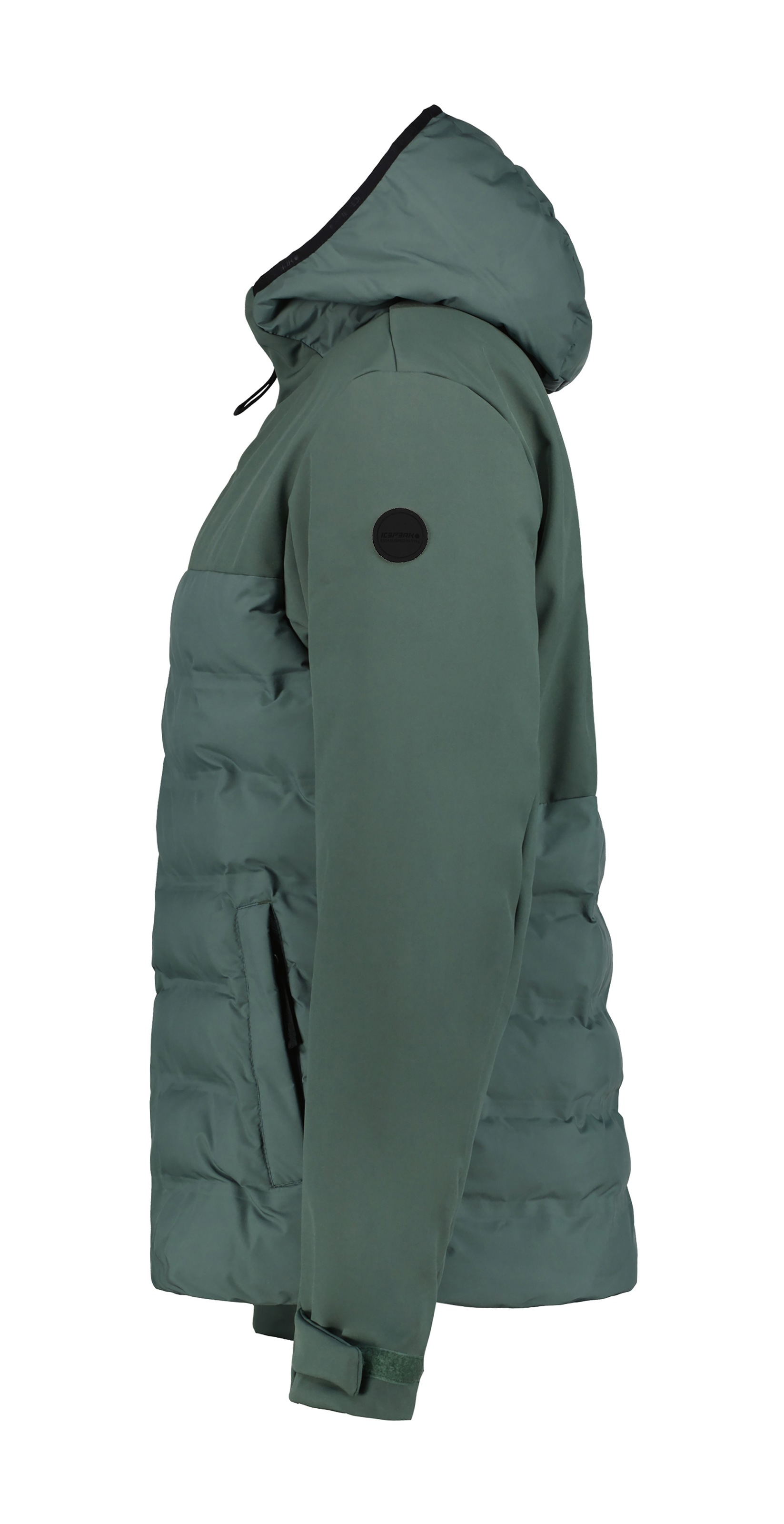 Icepeak Softshelljacke »H STRICKFLEECEJACKE AGAR«, mit Kapuze, mit Logopatch am Oberarm