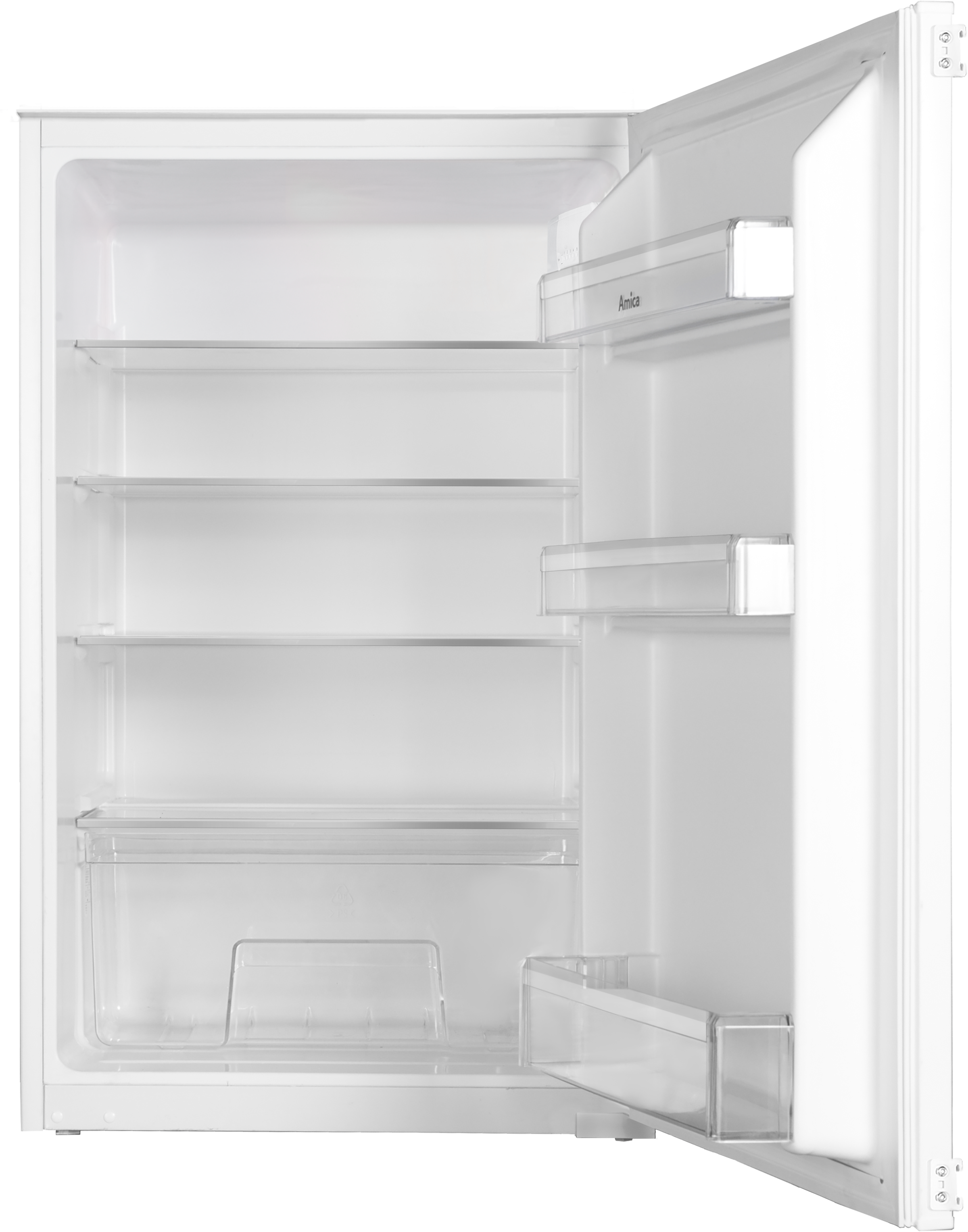 Amica Einbaukühlschrank »EVKSS 353 900«, Schlepptür-Technik