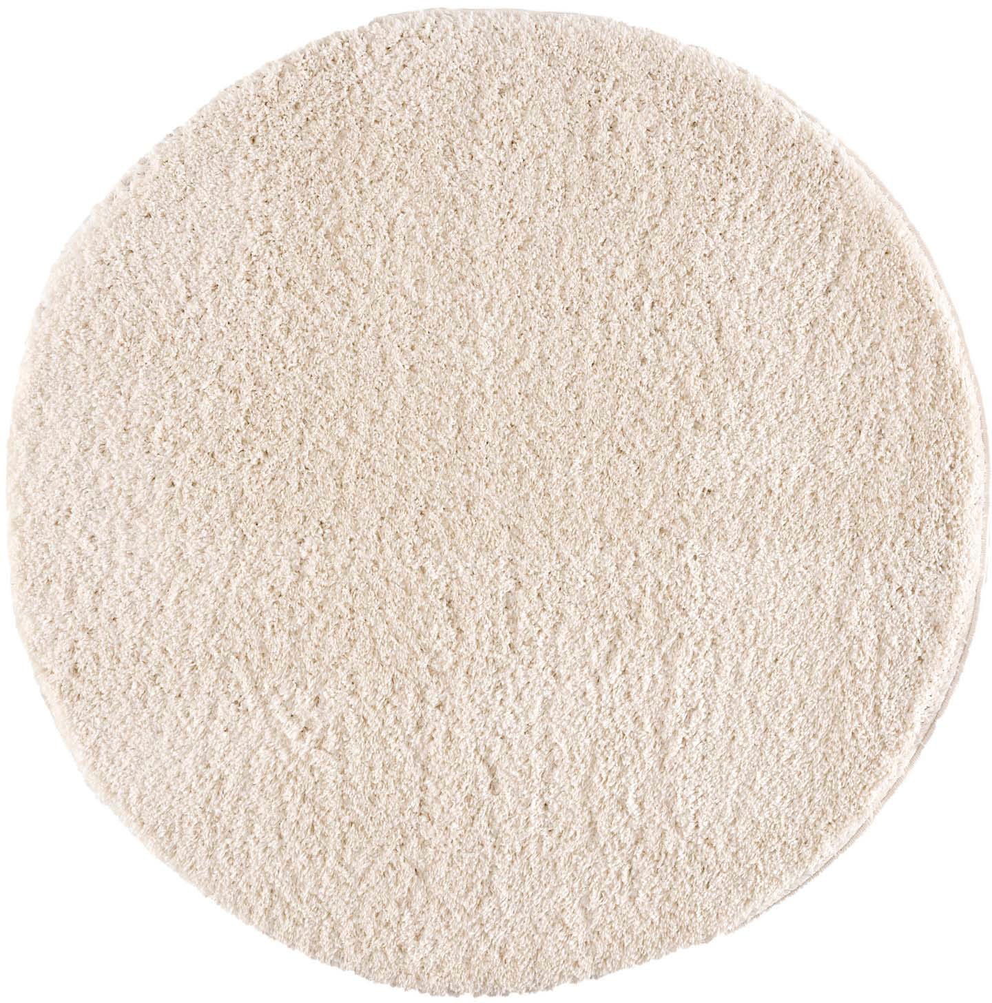 Carpet City Hochflor-Teppich »Pulpy 100«, rund, 30 mm Höhe, besonders weich, mit Fransen, Uni Farben