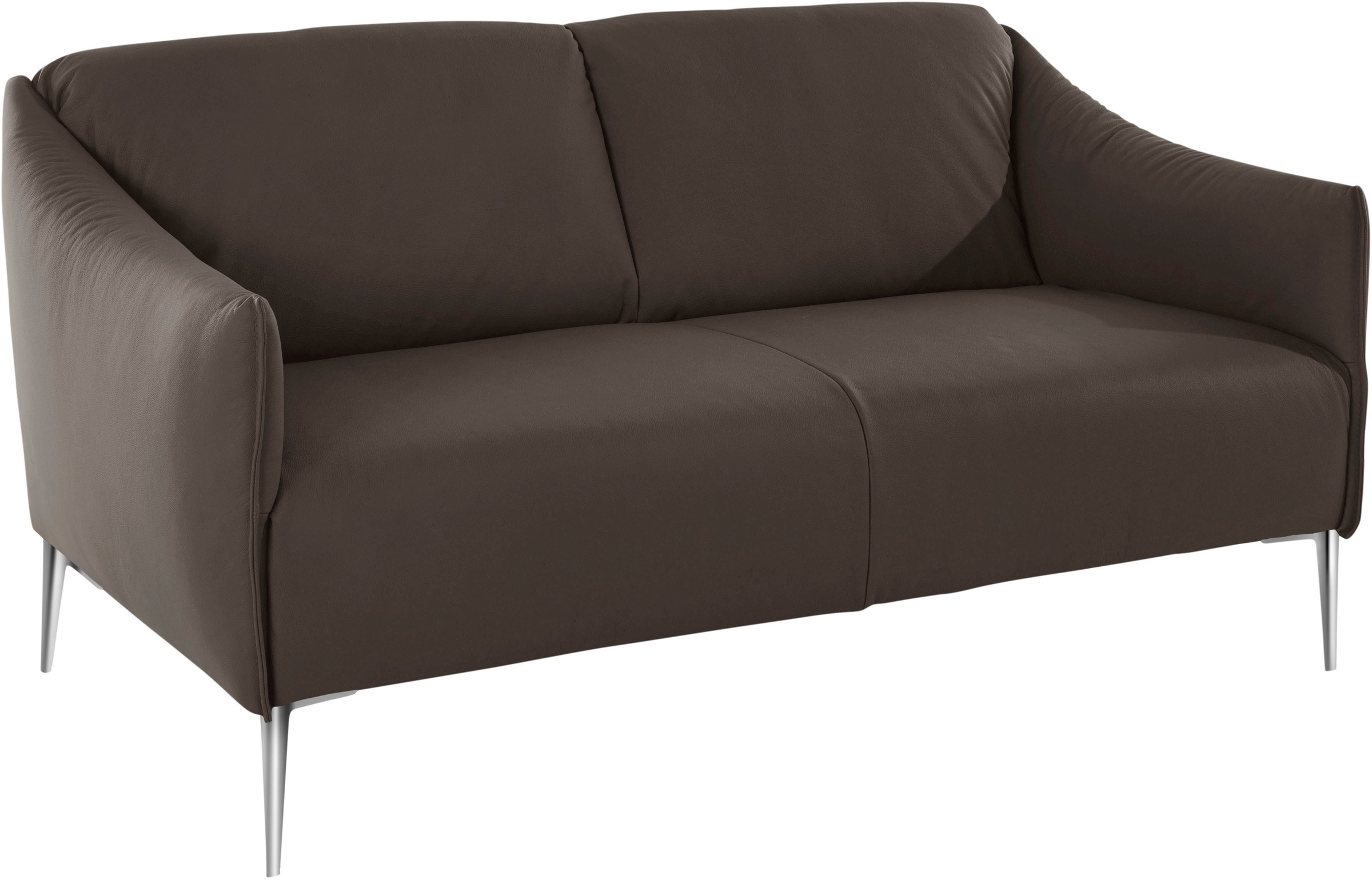 W.SCHILLIG 2-Sitzer »sally«, mit Metallfüßen in Chrom glänzend, Breite 154 cm
