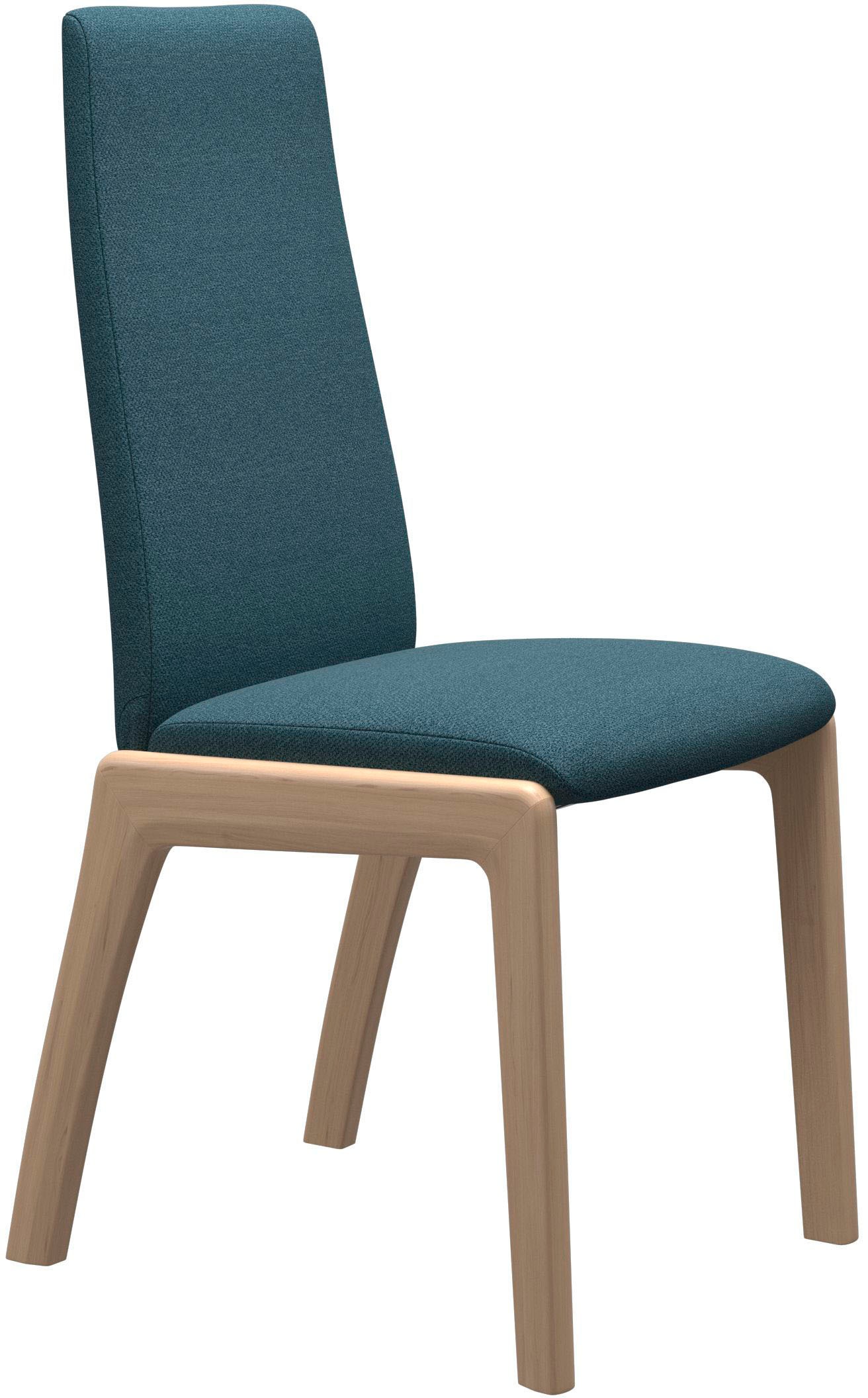 Stressless® Polsterstuhl »Laurel«, ROHLEDER Stoff Q2 FARON, High Back, Größe M, mit abgerundeten Beinen in Eiche natur