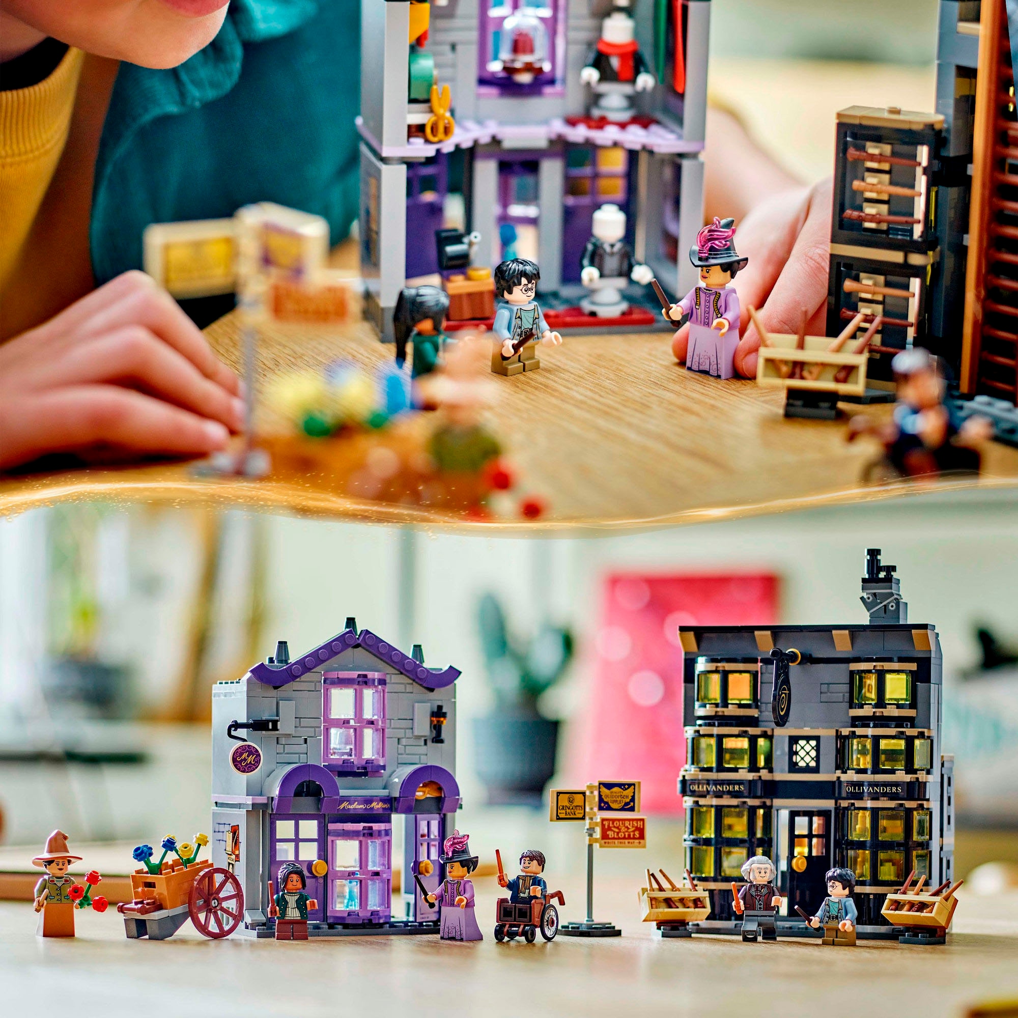 LEGO® Konstruktionsspielsteine »Ollivanders™ & Madam Malkins Anzüge (76439), LEGO Harry Potter™«, (744 St.), Made in Europe