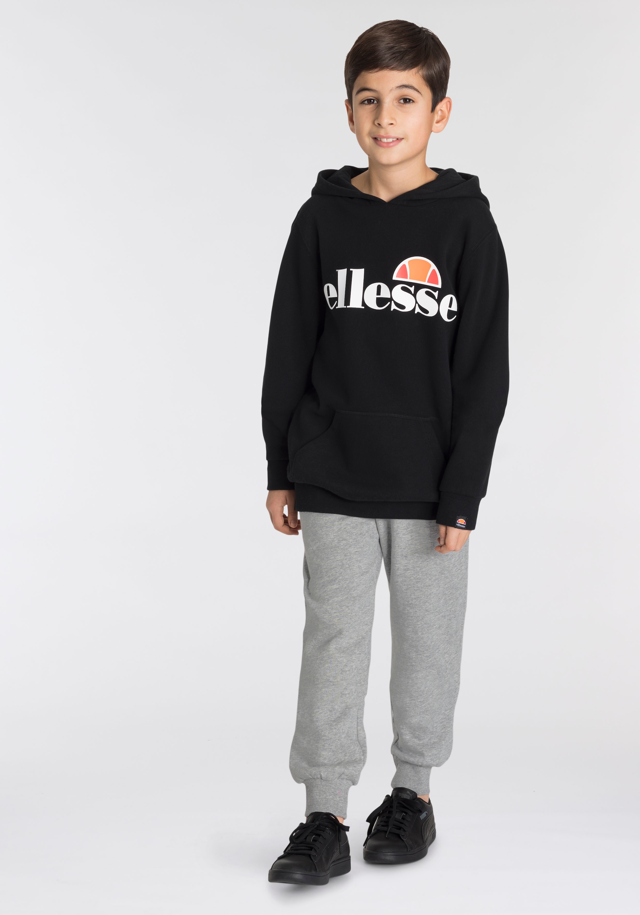 Ellesse Kapuzensweatshirt »JERO OH HOODY JNR - für Kinder«, für Kinder, mit Kängurutasche, aus Baumwolle und Polyester
