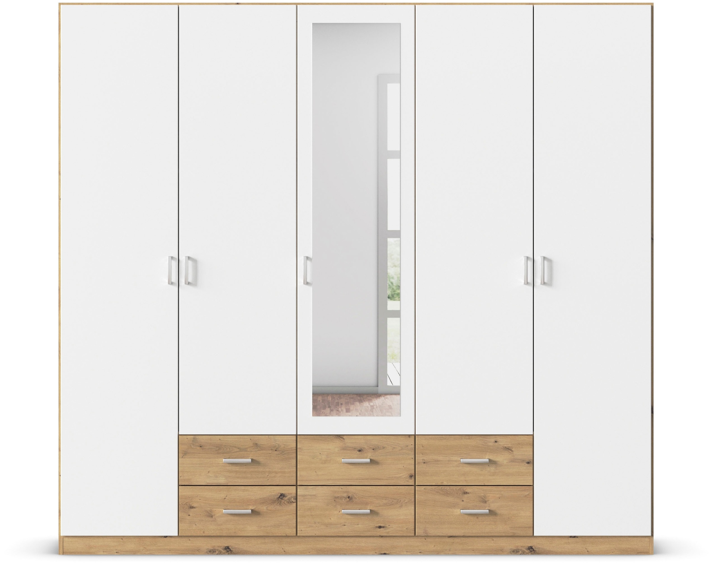 rauch Kleiderschrank "Schrank Garderobe Wäscheschrank GAMMA in 3 Breiten" v günstig online kaufen