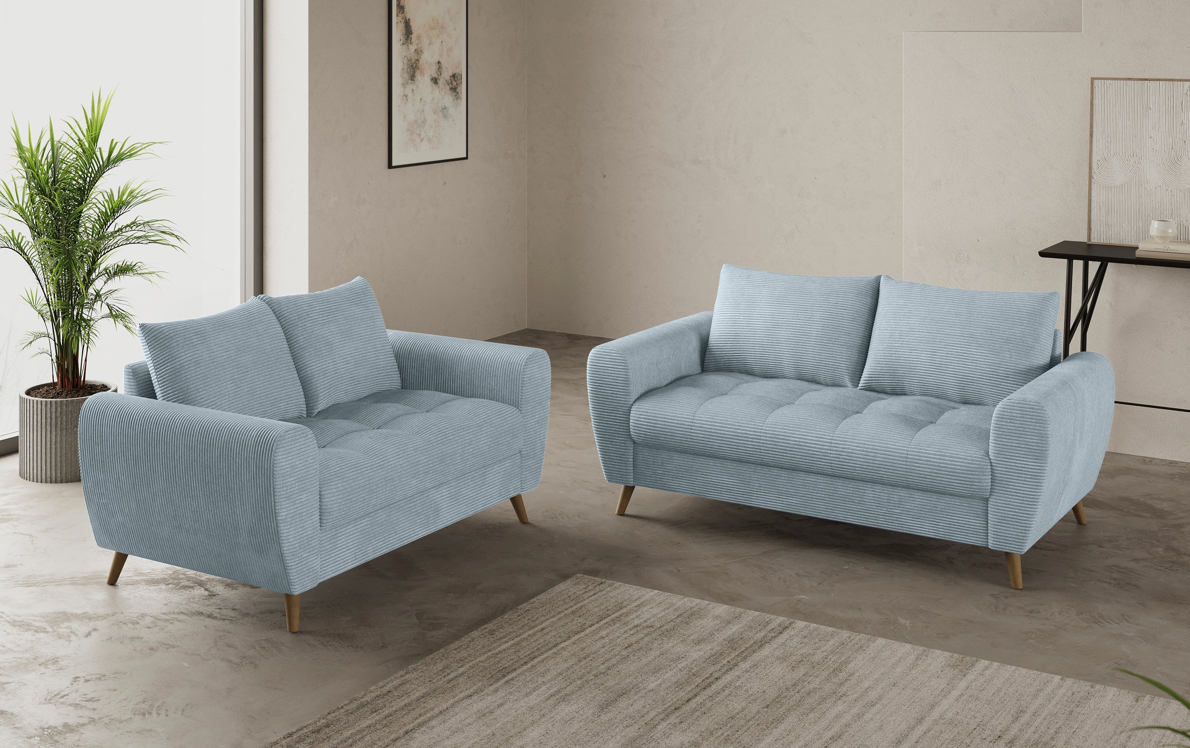 Mr. Couch 2-Sitzer "Blackburn II" Wahlweise mit Kaltschaumpolsterung bis 14 günstig online kaufen