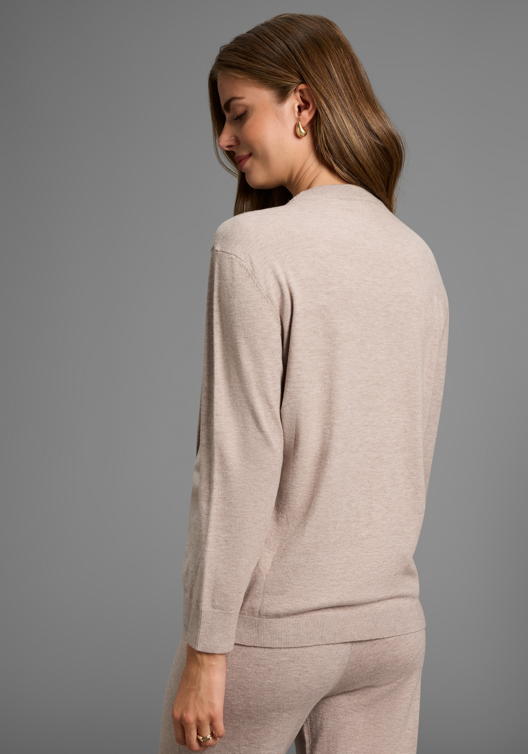 Neun Monate Umstandspullover »Pullover für Schwangerschaft und Stillzeit«, Umstands-Pullover mit praktischer Öffnung