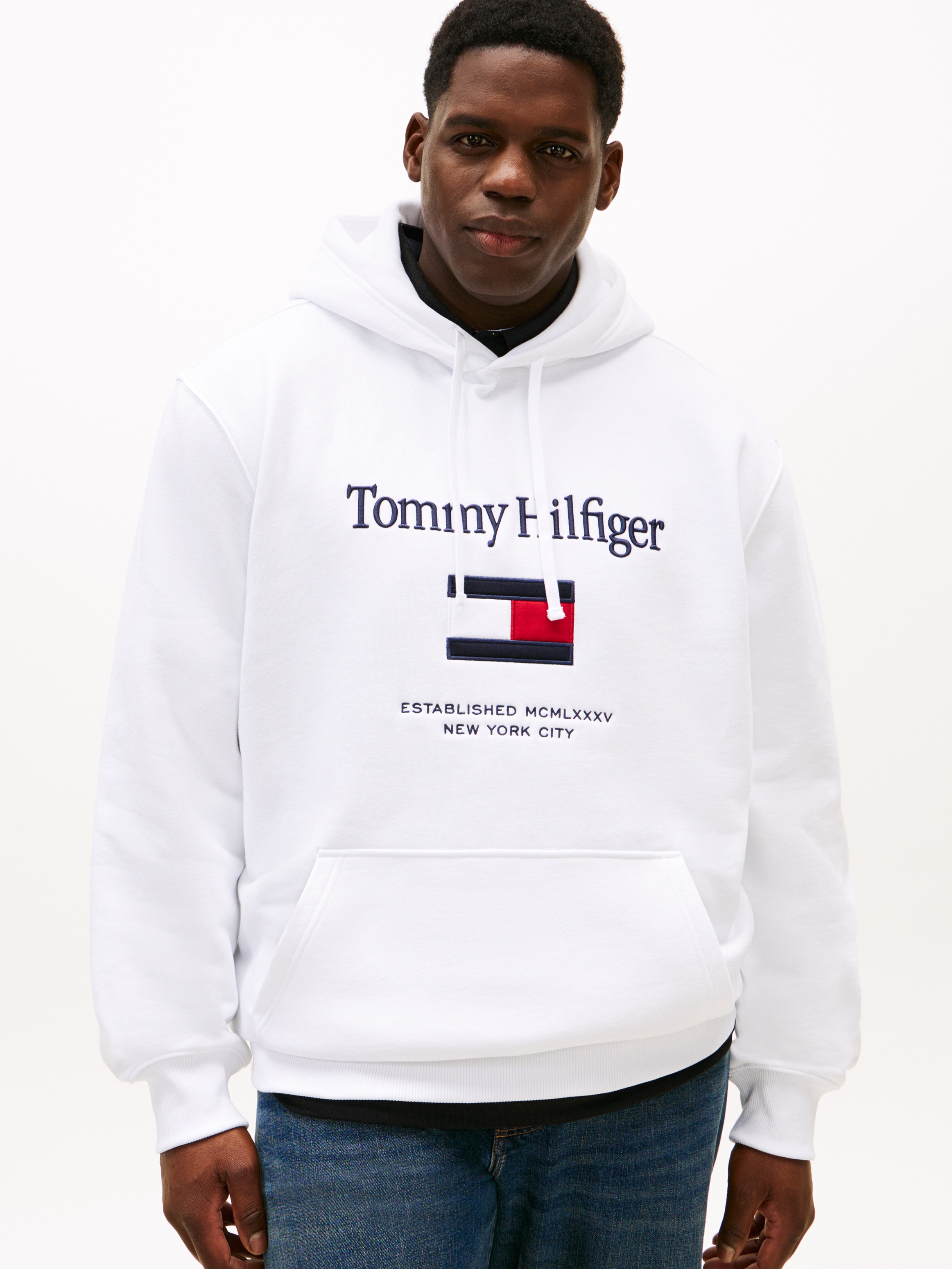 Tommy Hilfiger Big & Tall Hoodie »BT-TOMMY EMBRO FLAG«, Große Größen
