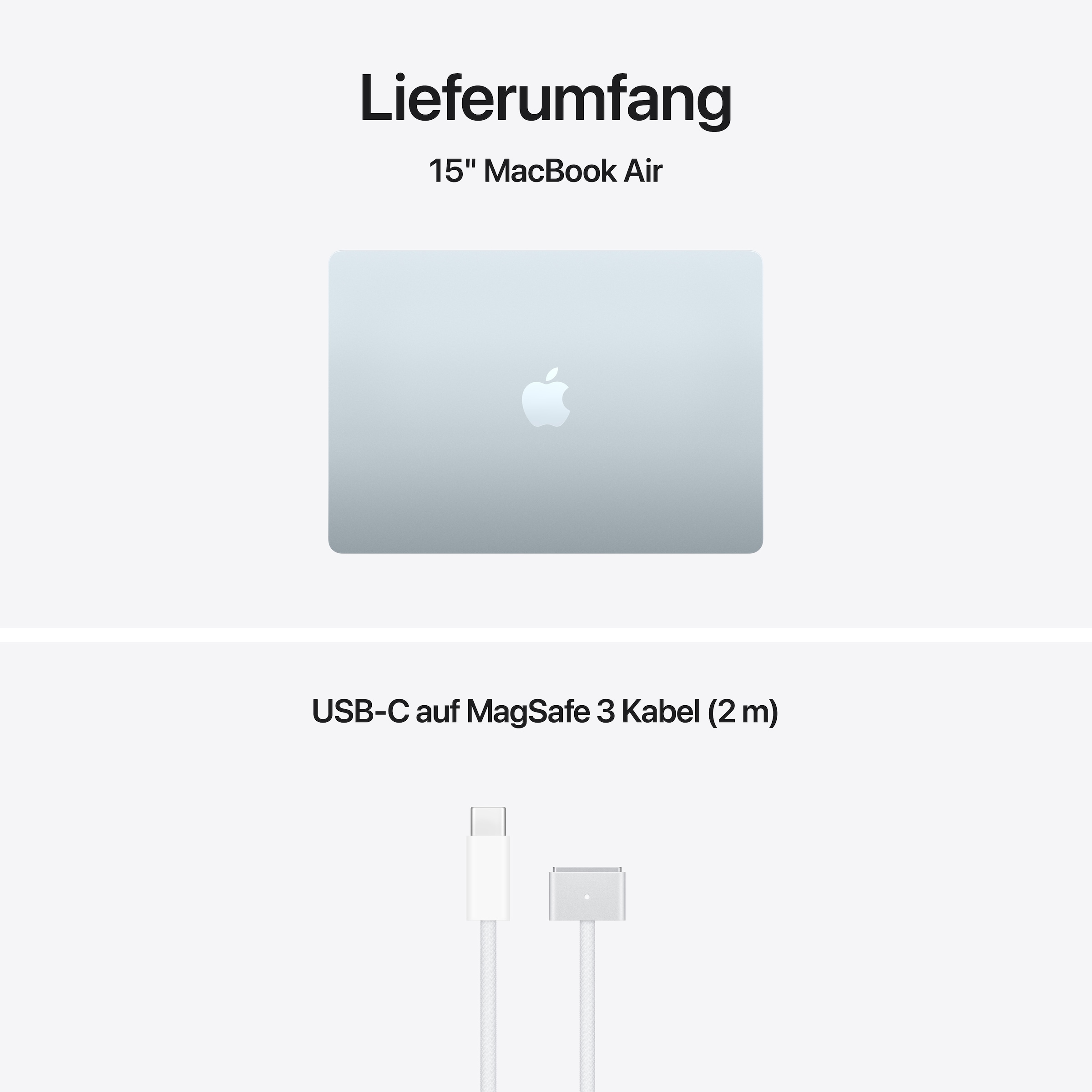 Apple Notebook »MacBook Air 15" CTO« 38,91 cm / 15,3 ″ Apple M5 10-Core GPU 512 GB SSD