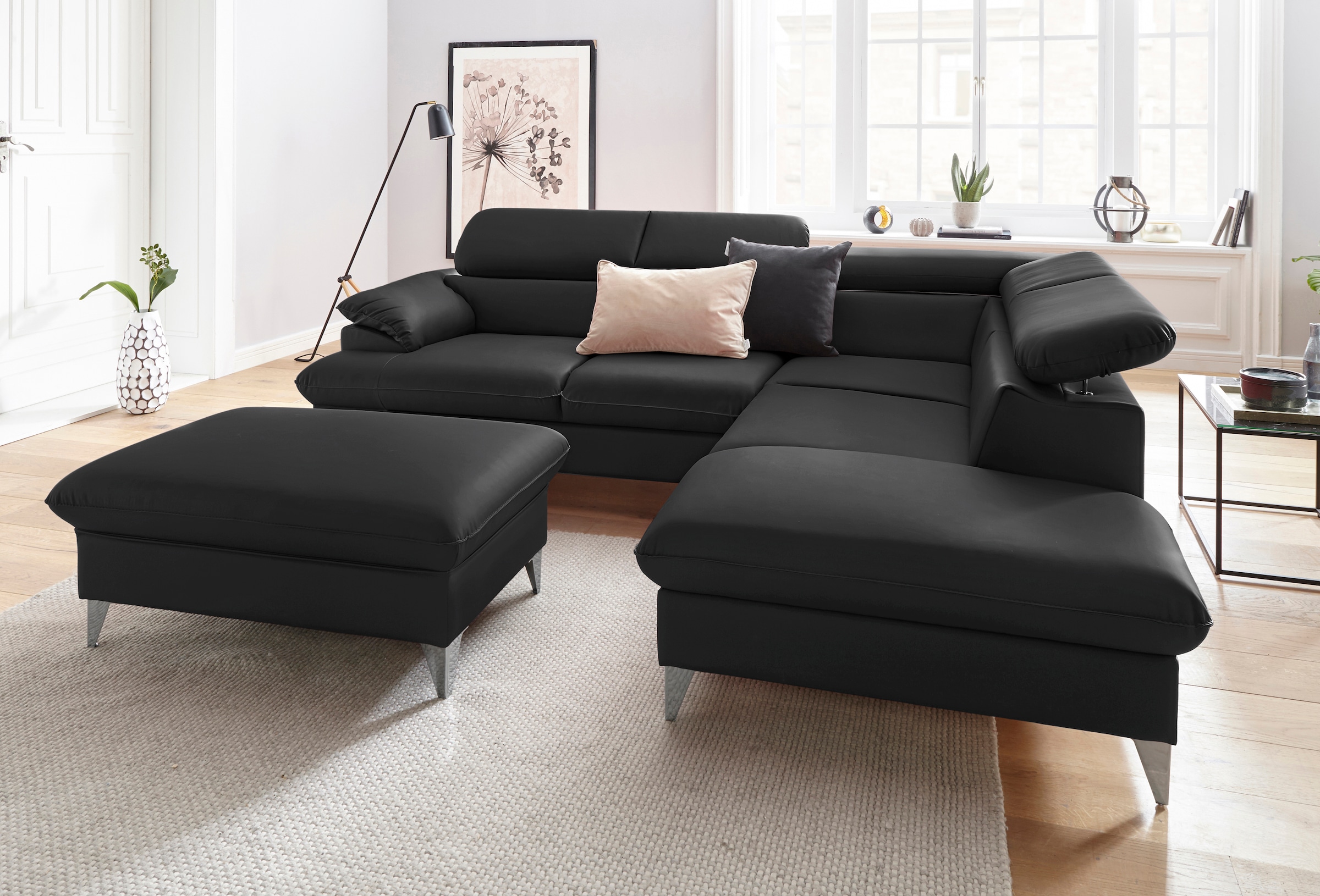 COTTA Polstergarnitur »Caluso L-Form«, (2 tlg.), Set bestehend aus: Ecksofa günstig online kaufen