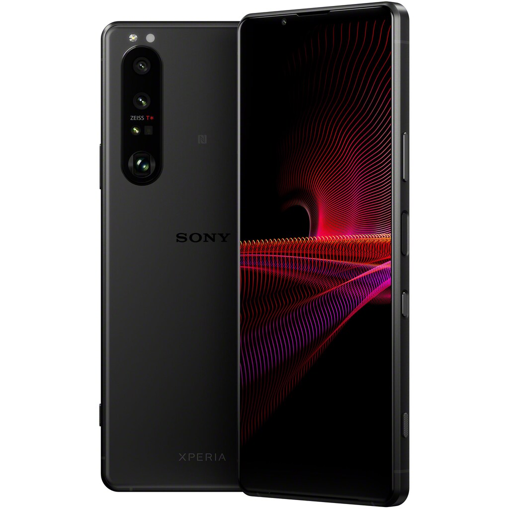 Sony Smartphone »Xperia 1 III 5G, 256GB«, schwarz, 16,51 cm/6,5 Zoll, 256 GB Speicherplatz, 12 MP Kamera