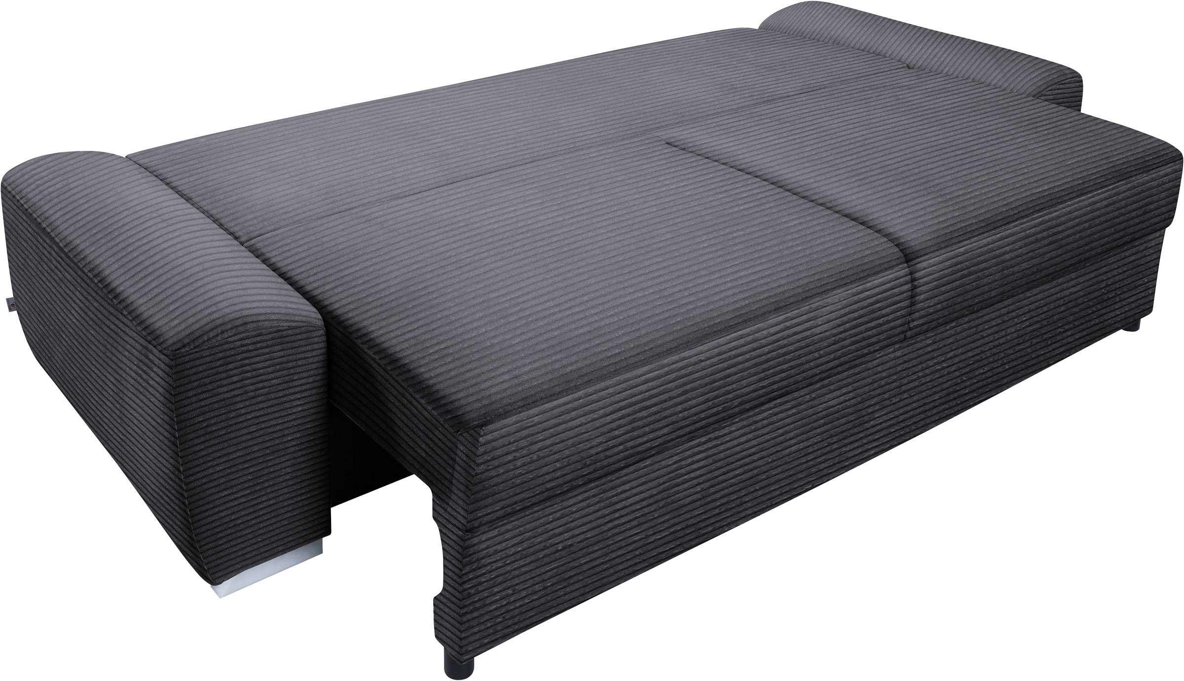 exxpo - sofa fashion 3-Sitzer »SOLSBURY, bequem und komfortabel, Sofa, Schlafsofa«, inkl. Federkern-Polsterung, Bettfunktion und Stauraum, in Cord
