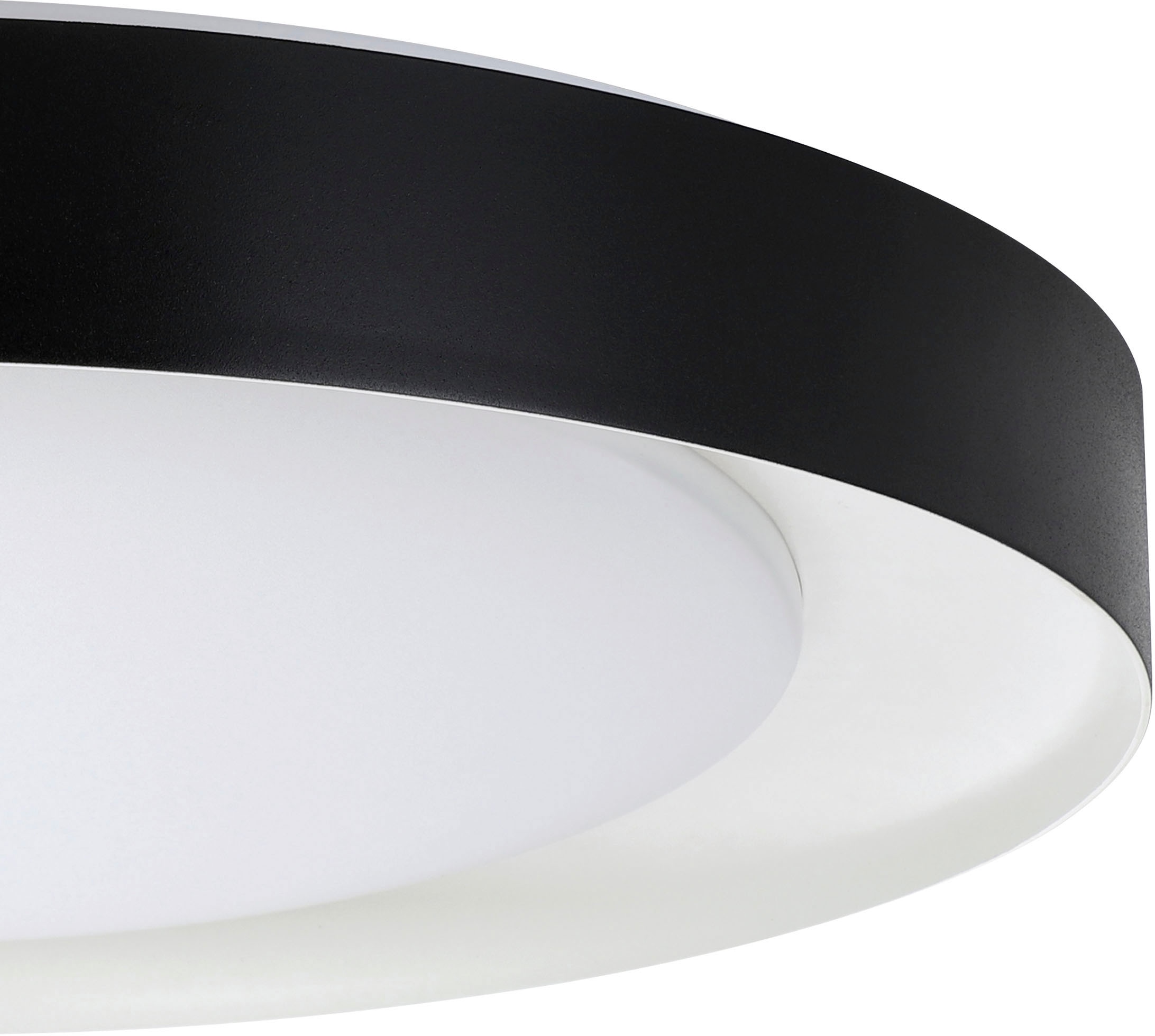 EGLO Deckenleuchte »LAURITO«, Leuchtmittel LED-Modul | LED fest integriert, Deckenleuchte in weiß aus Stahl - 24W - warmweiß - kaltweiß