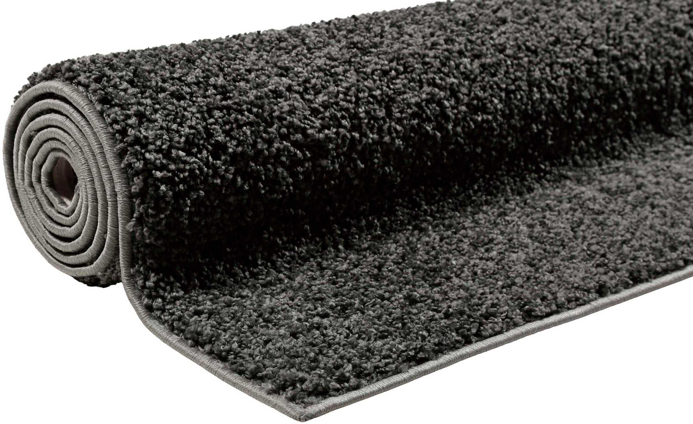 Esprit Hochflor-Teppich »Whisper Shag ESP-9977«, rechteckig, 30 mm Höhe, Läufer, uni, waschbar, mit Antirutschbeschichtung, Wohnzimmer