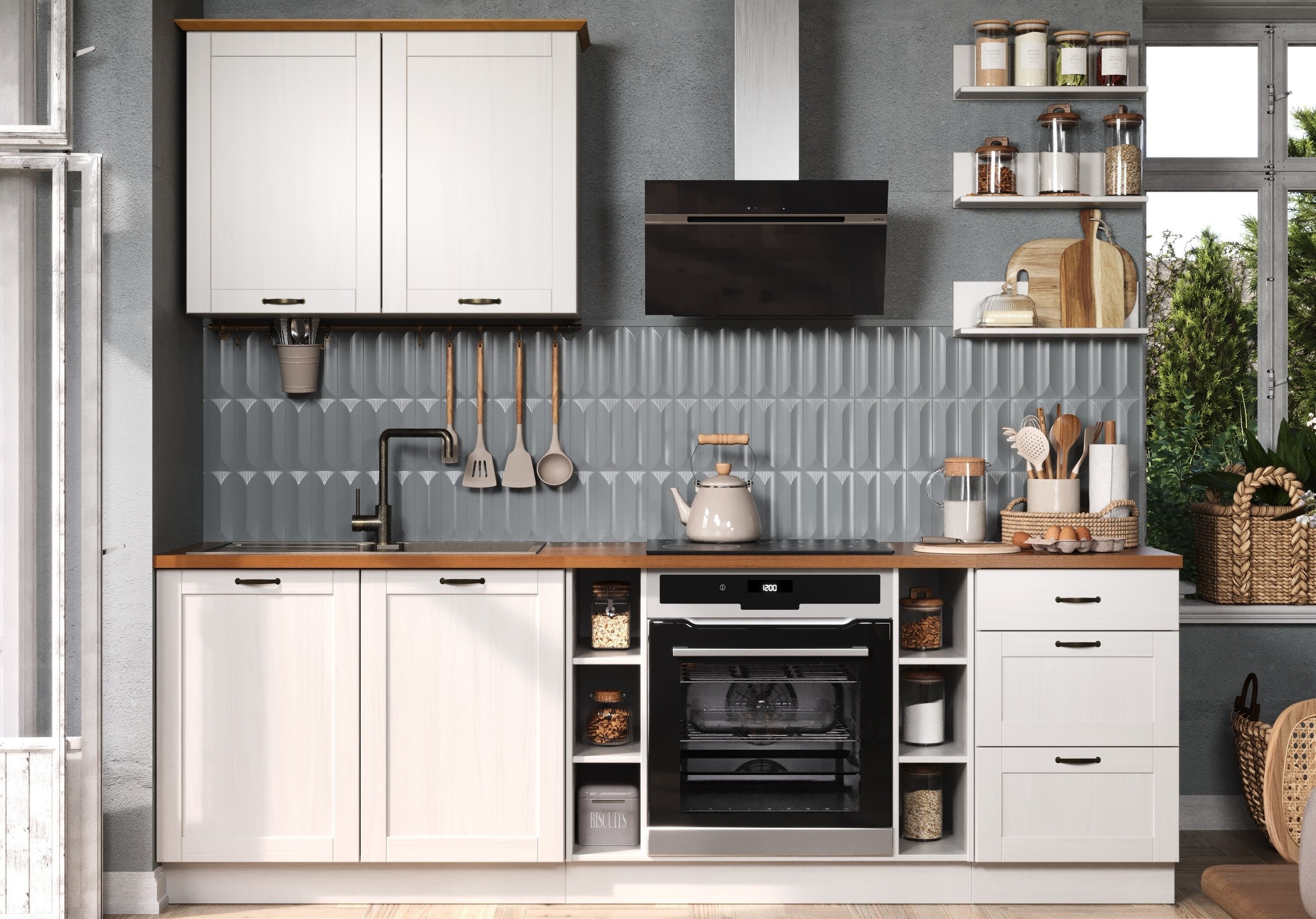 Home affaire Küchenzeile »Teramo« Set, Kombinierbar mit anderen Möbelstücke günstig online kaufen