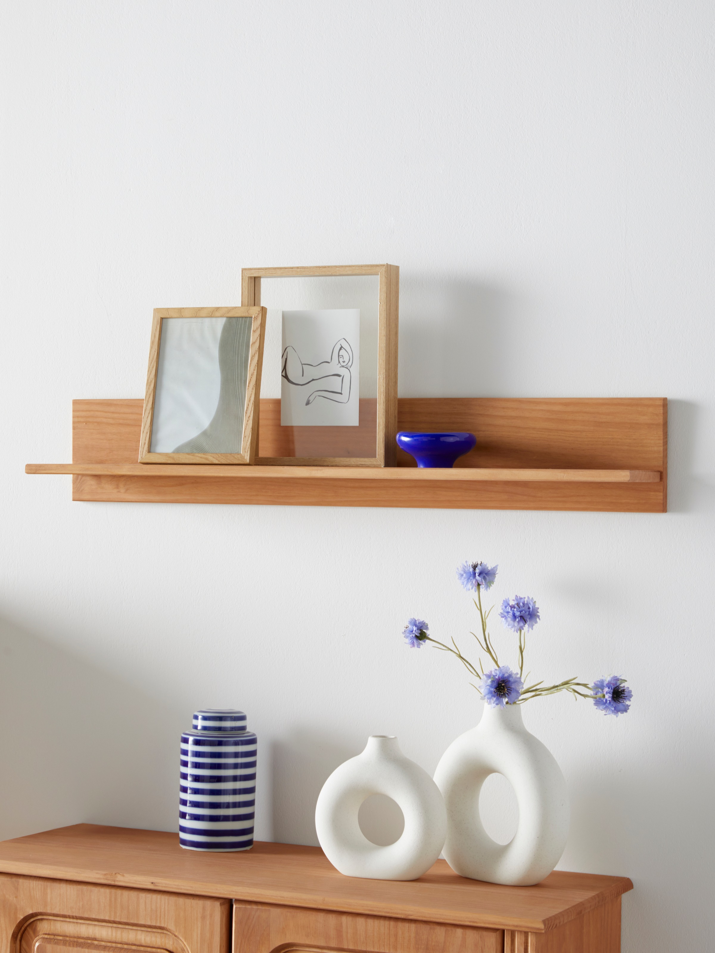 Home affaire Wandregal »Mette«, mit Ablage, Breite 90 cm günstig online kaufen