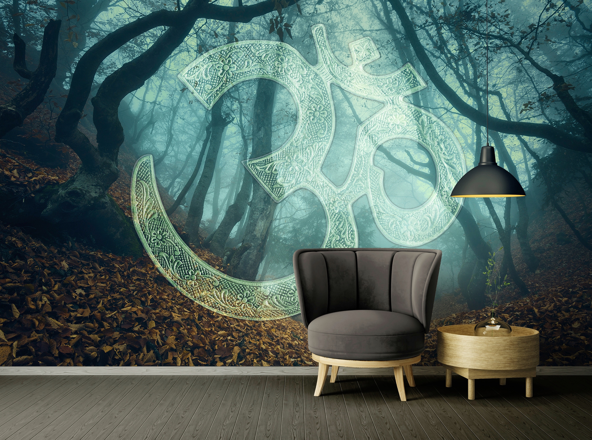 Architects Paper Fototapete »Atelier 47 Symbol Forest 1«, Wald, Vlies, Wand, Schräge, Decke