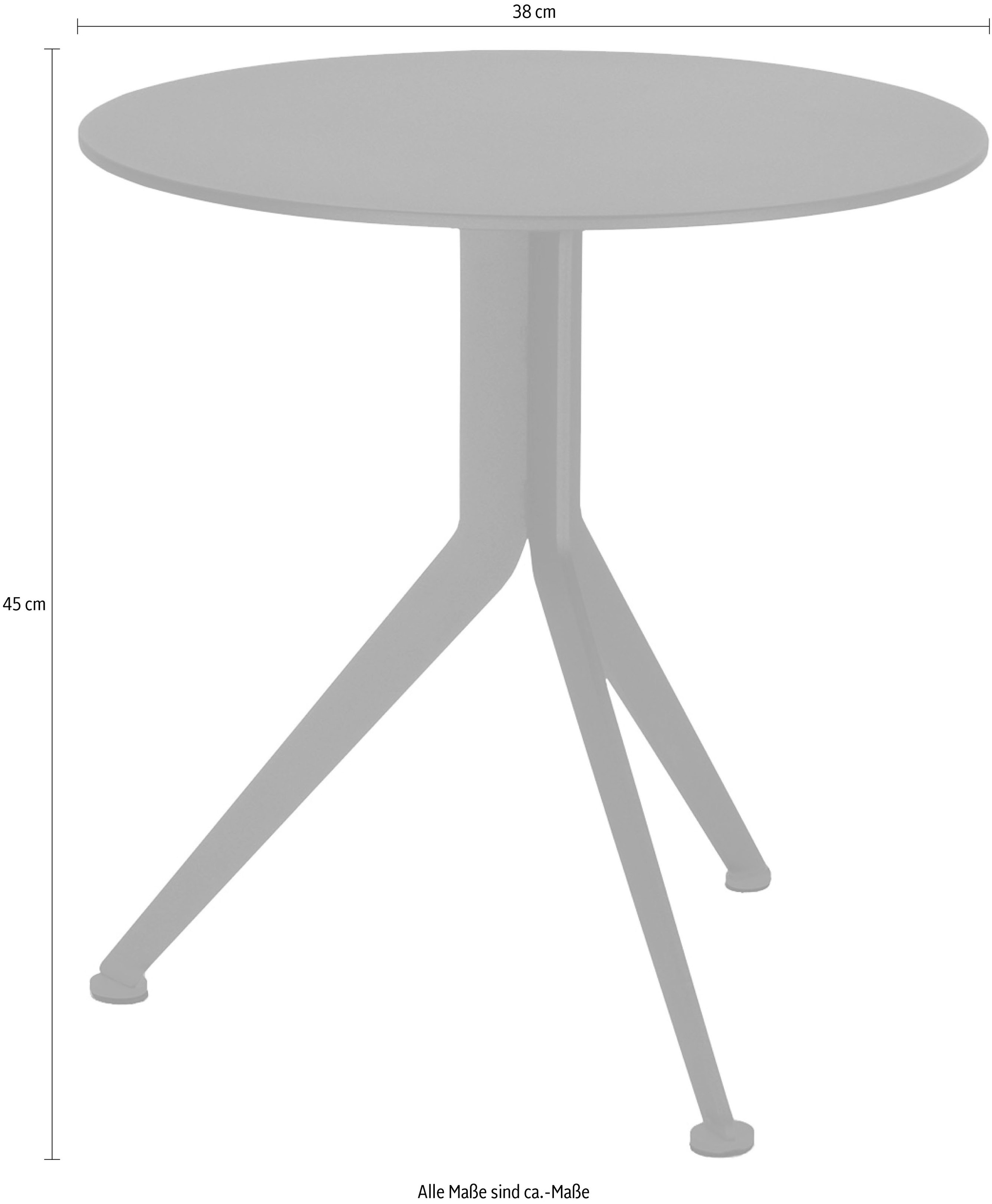 Spinder Design Beistelltisch »DALEY HIGH«, Beistelltisch aus Stahl