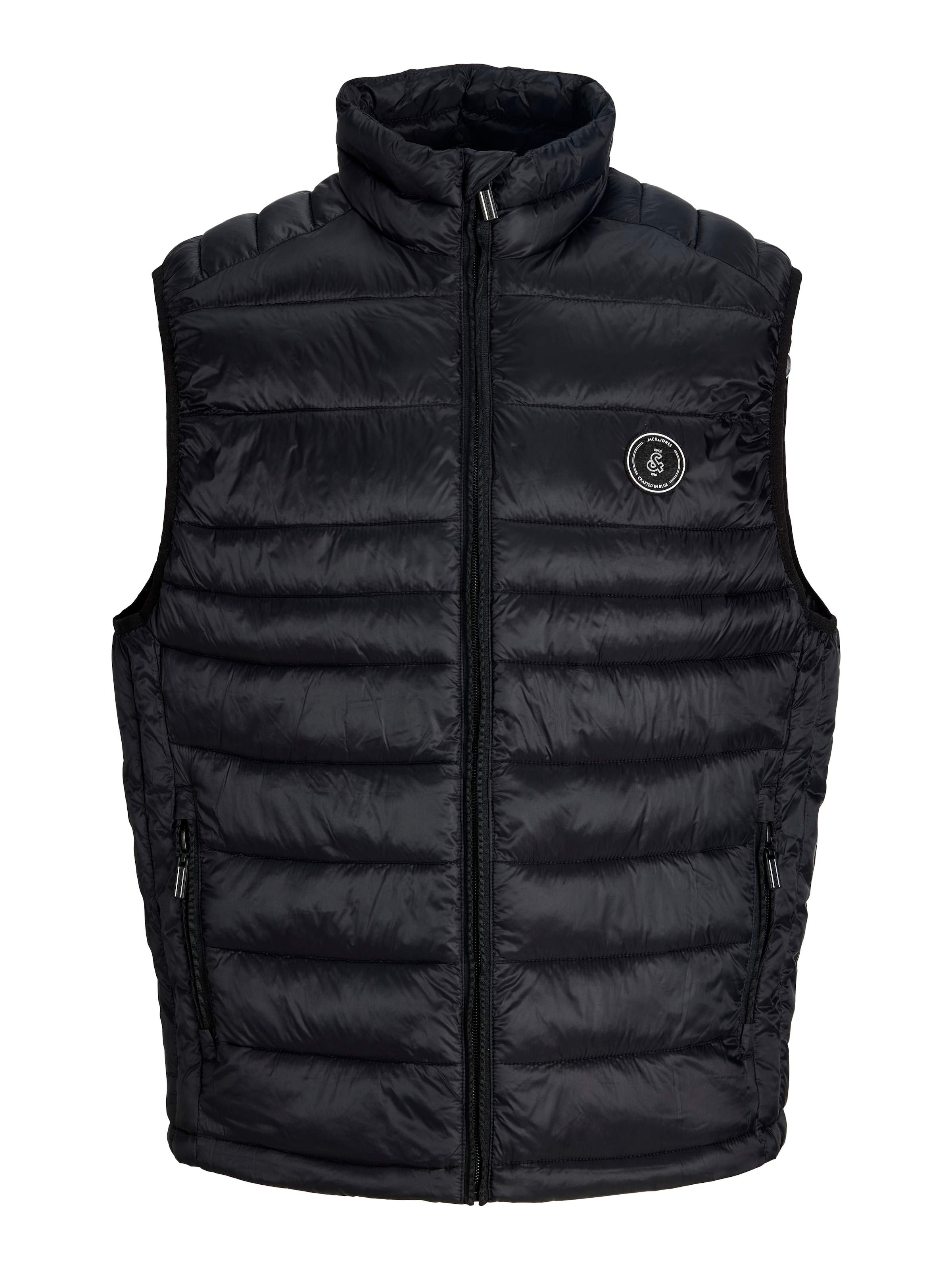 Jack & Jones Steppweste »JJEKINGSLEY LIGHT BODYWARMER COLLAR NOOS« Kunstfaser, regular fit