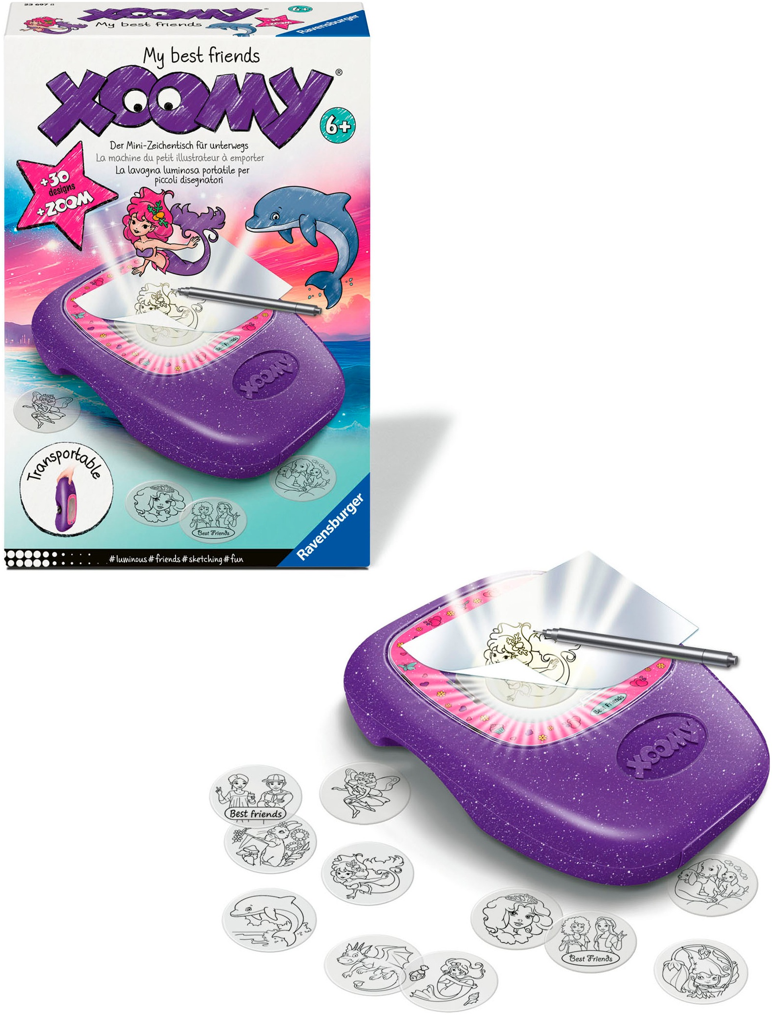 Ravensburger Malvorlage »Xoomy Midi, Meine besten Freunde«, Made in Europe