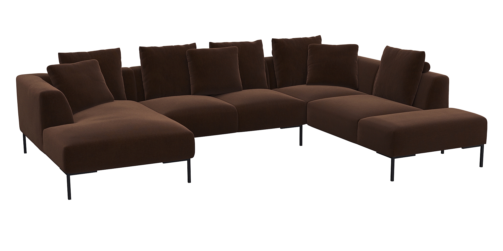 FLEXLUX Ecksofa "Sava, gleichschenklig, bequem mit hohem Sitzkomfort", Tasc günstig online kaufen