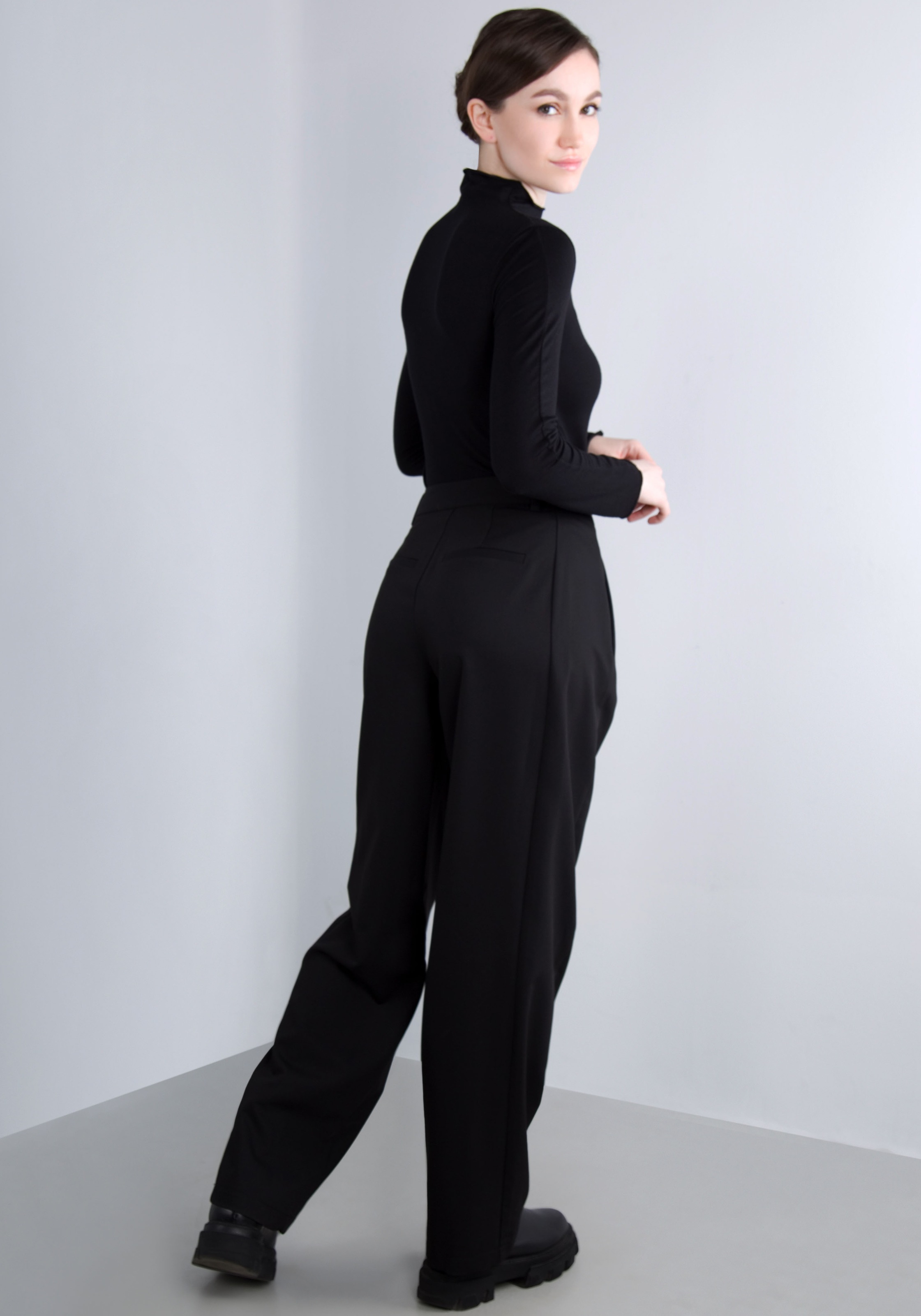 IMPERIAL Bundfaltenhose, mit weitem Bein