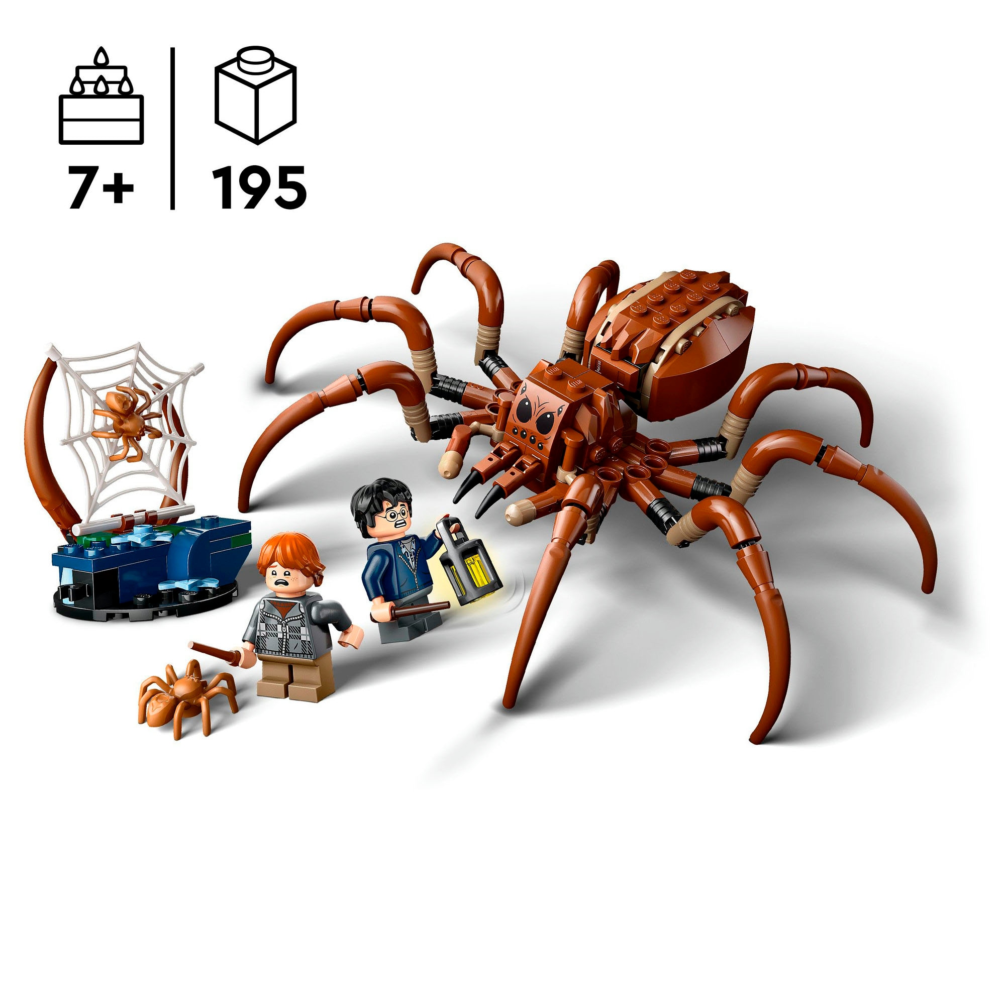 LEGO® Konstruktionsspielsteine »Aragog im Verbotenen Wald™ (76434), LEGO Harry Potter™«, (195 St.), Made in Europe