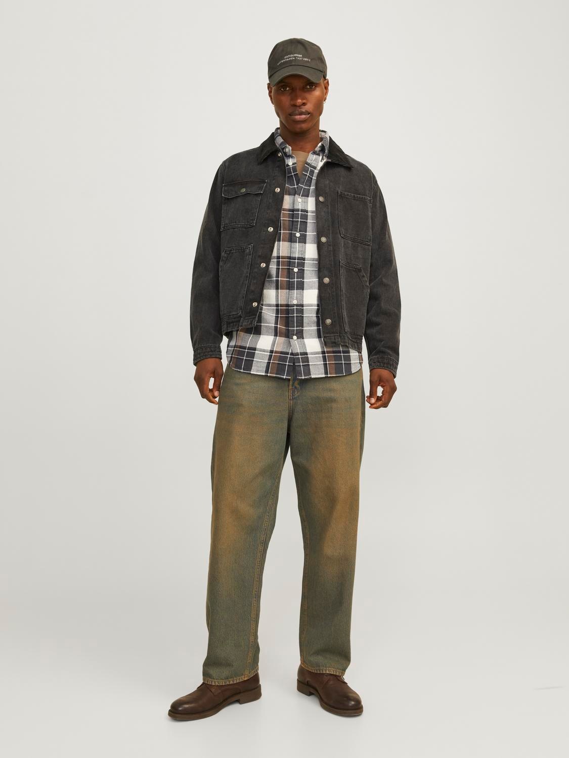 Jack & Jones Langarmhemd »JPRBLUBROOK CHECK STRUCTURE L/S SHIRT SN«